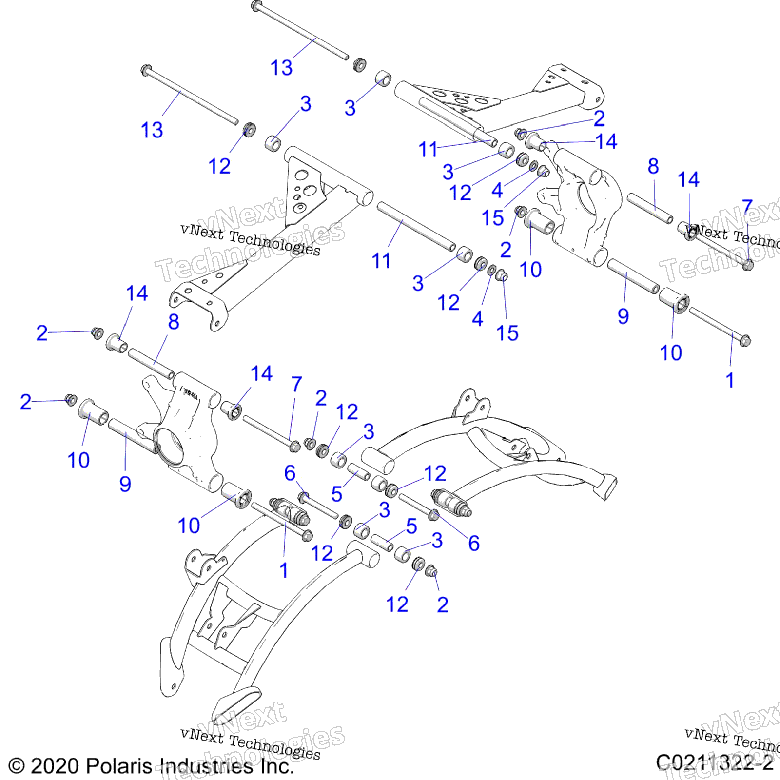 Подвеска, задняя Control Arm Mounting