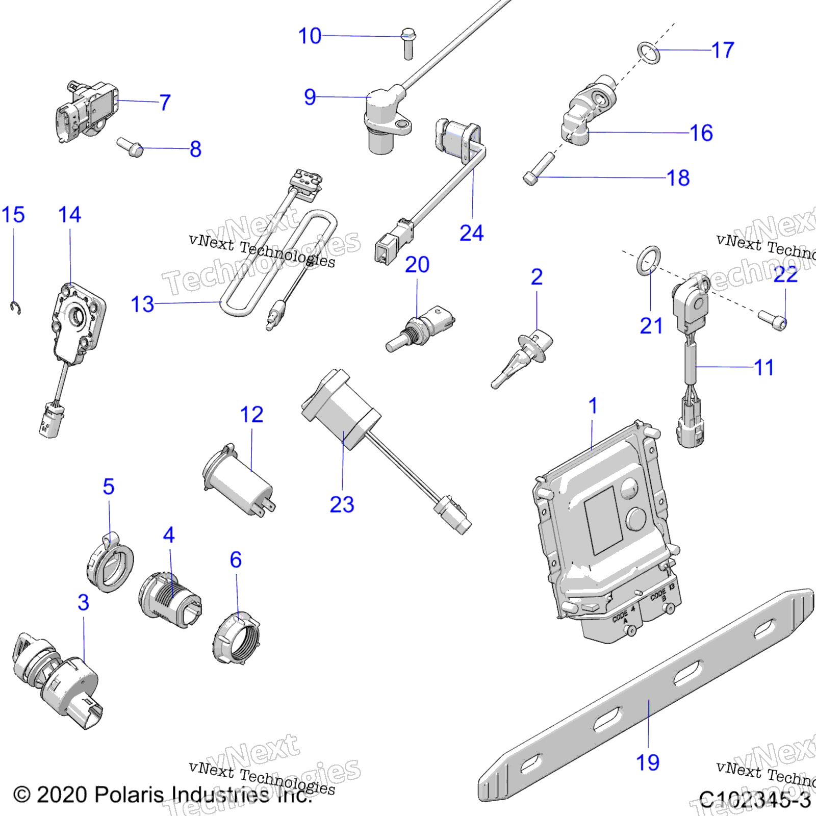 Electrical, Switches, Sensors, Ecu & управление Modules