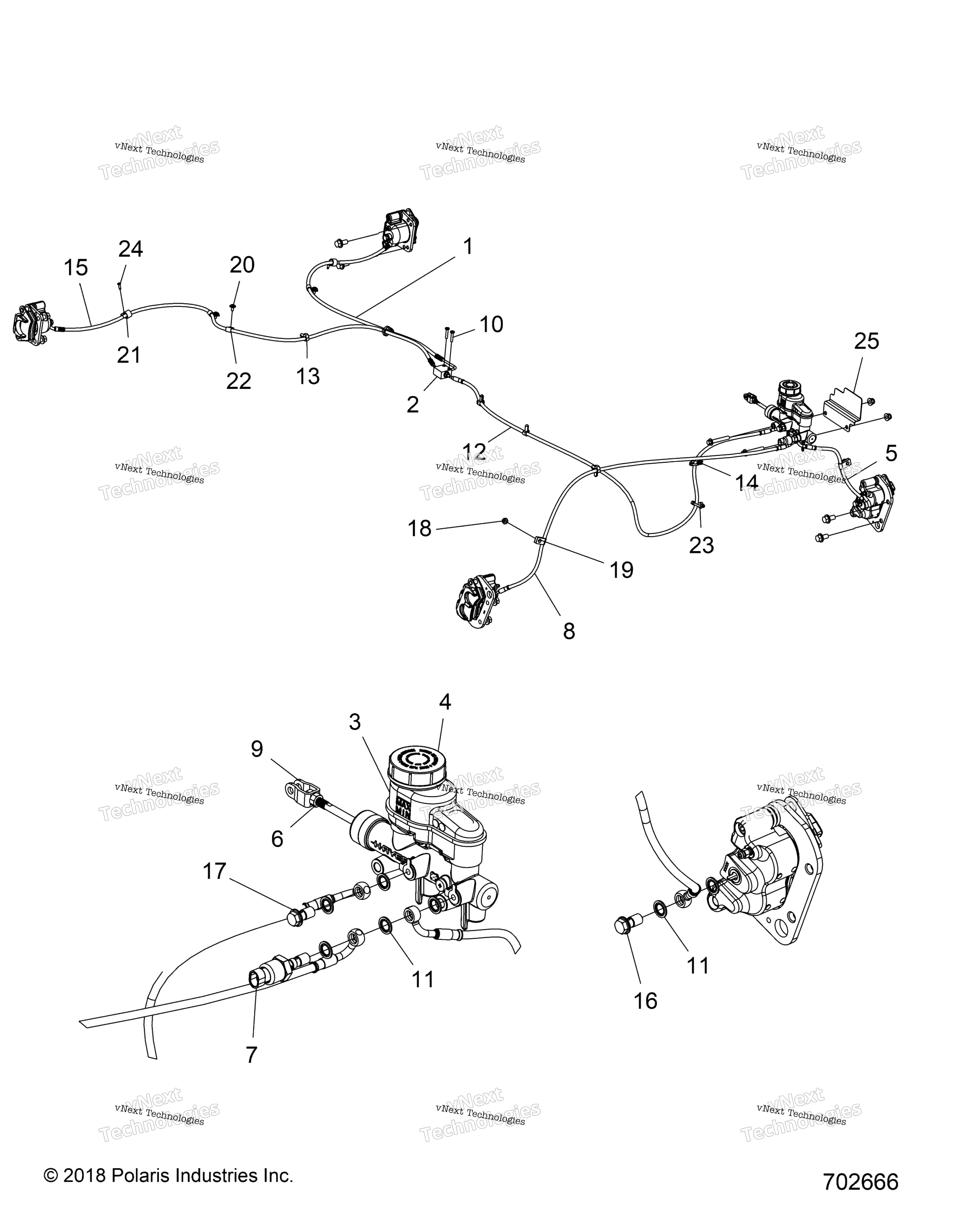 Brakes, Lines & Master цилиндр R21rca57a1 / A7