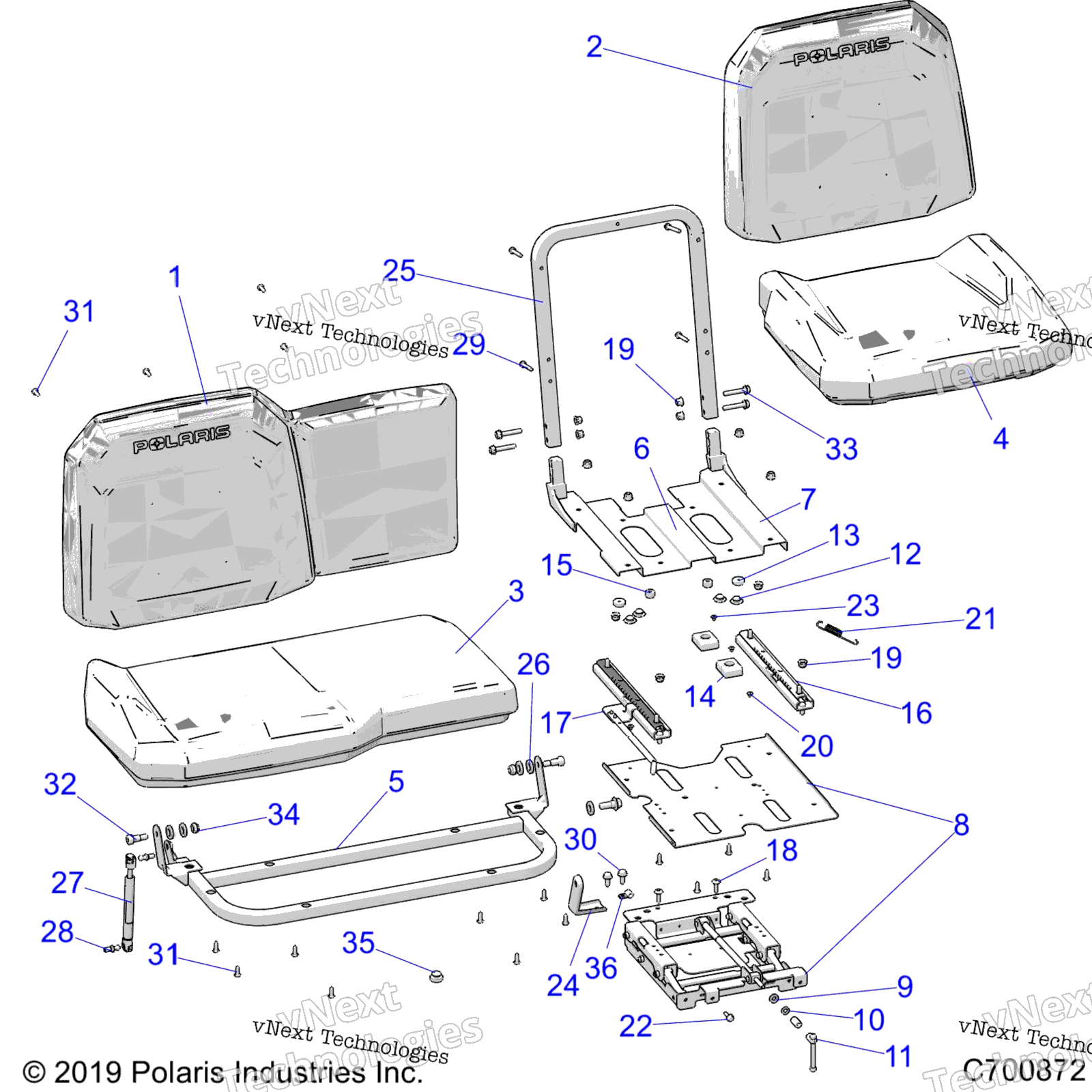 Кузов, сиденье Asm. And Slider R21rrs99c9/Ck/Cp