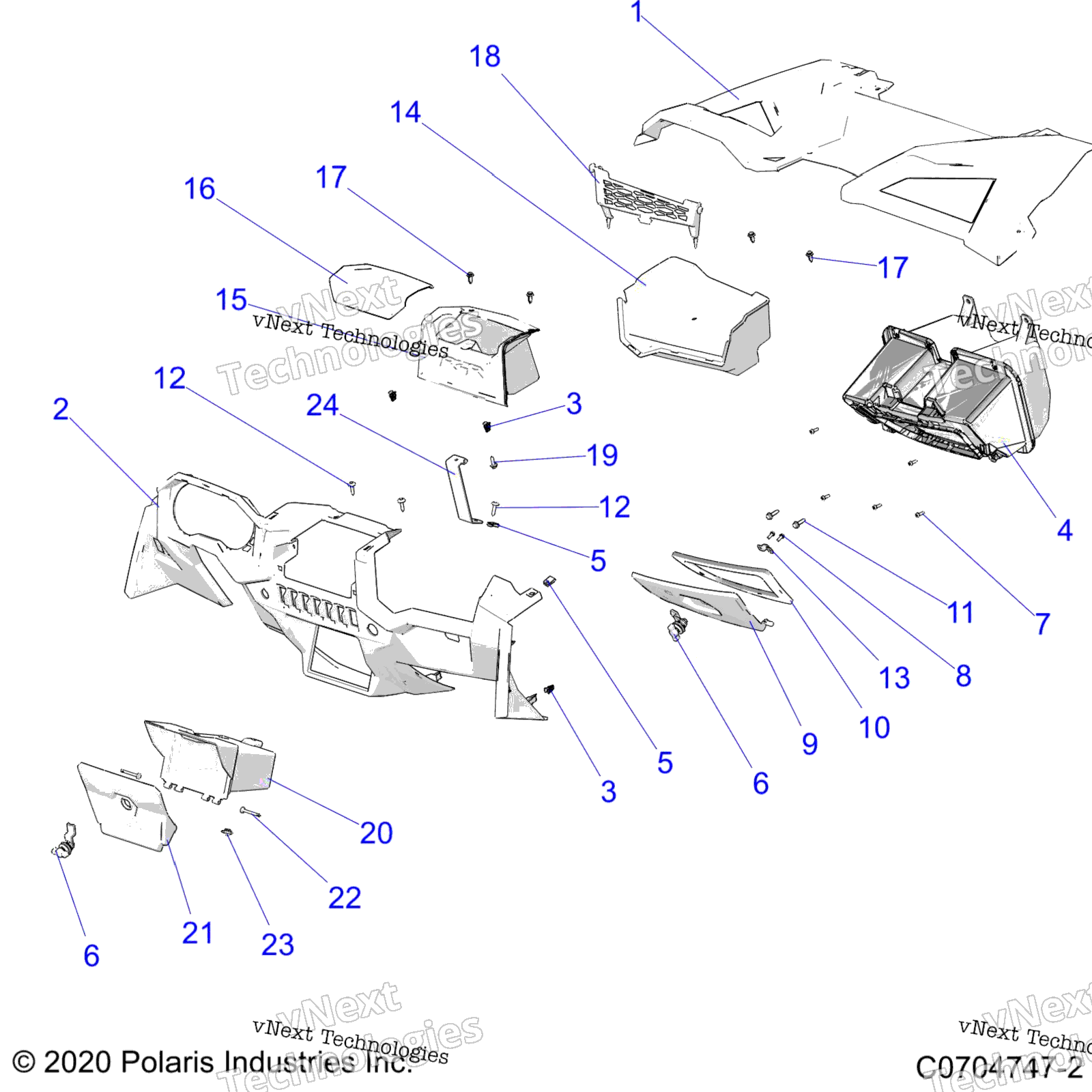 Кузов, панель приборов And Glovebox