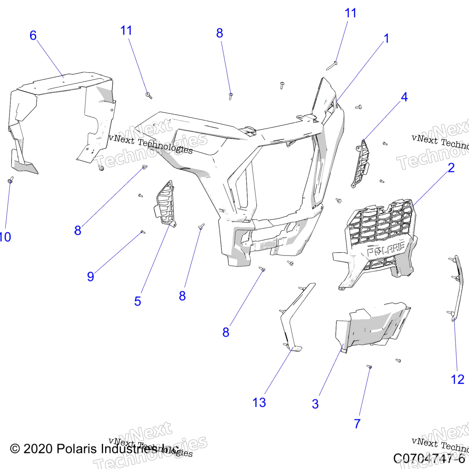 Body, передний Bumper