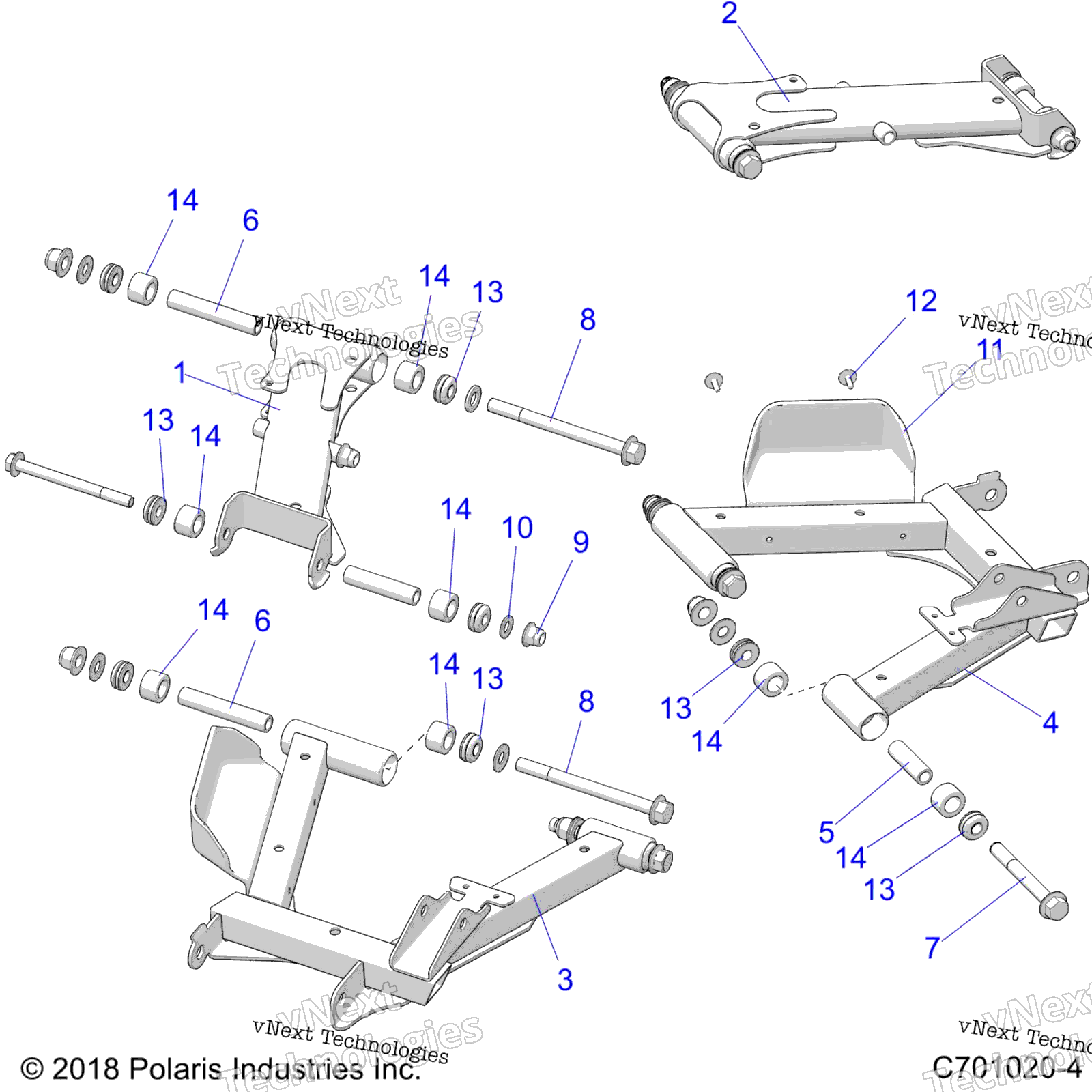 Подвеска, задняя Control Arms Z21a5a87b2/P87b5/K87b4