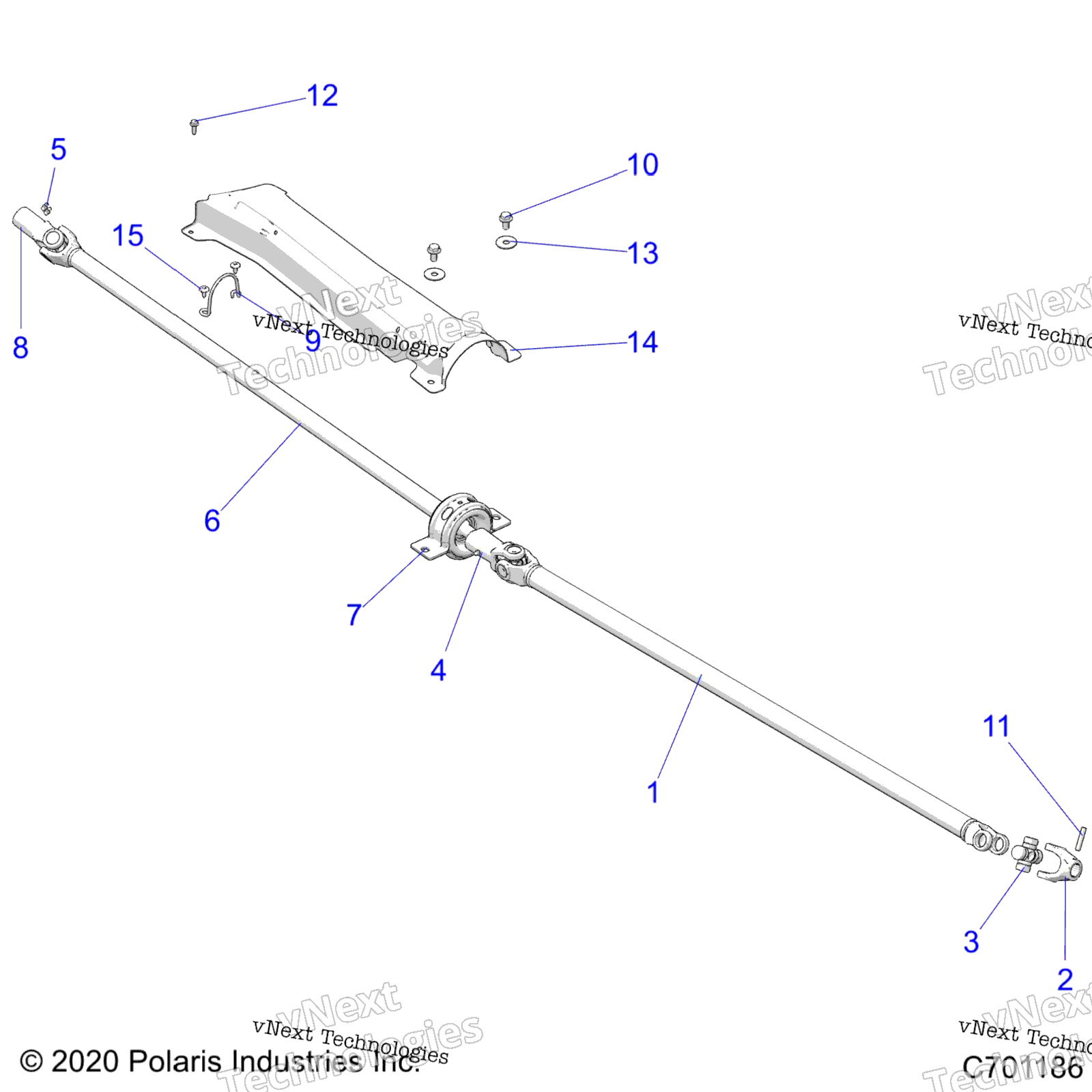 Привод Train, Prop Shaft