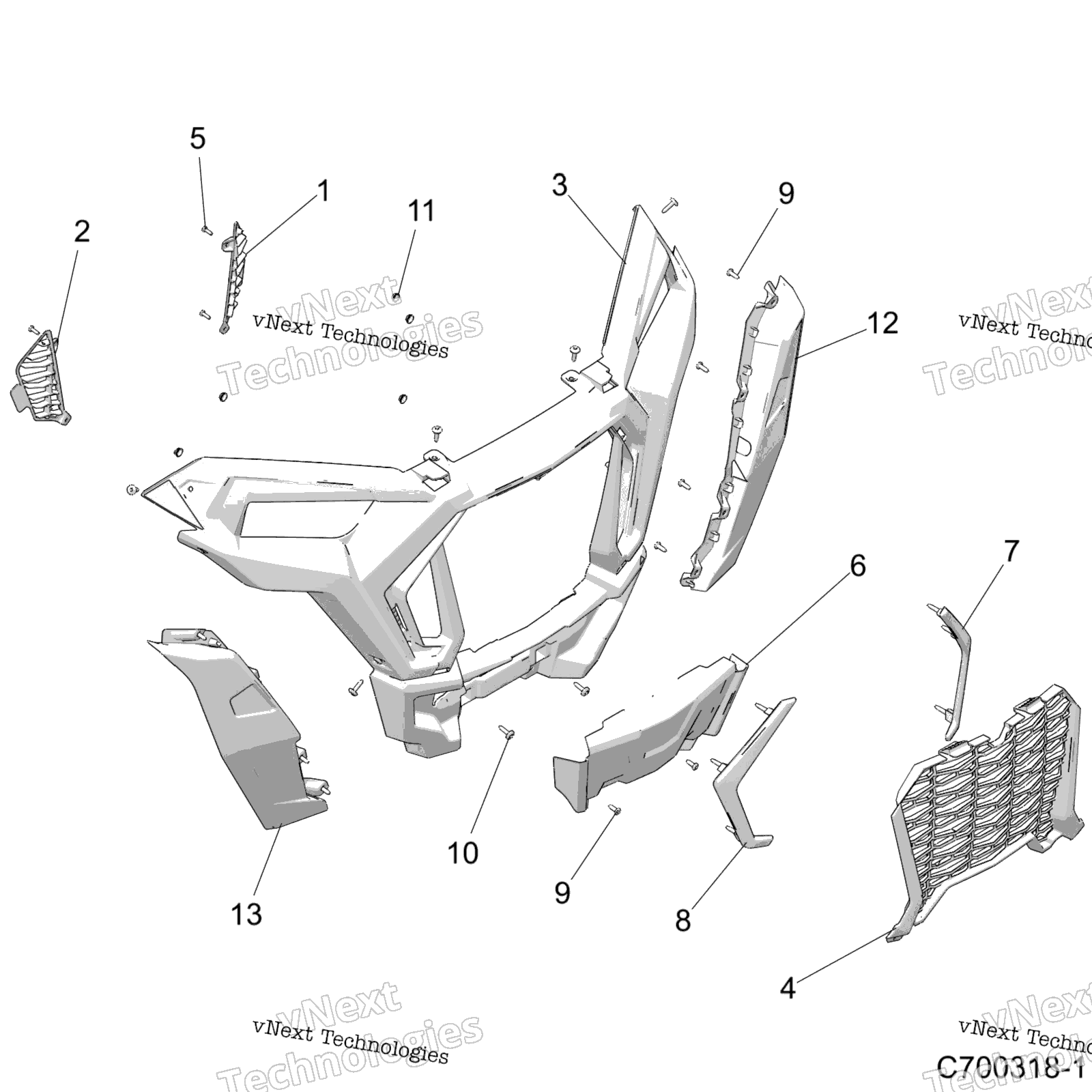 Body, передний Bumper