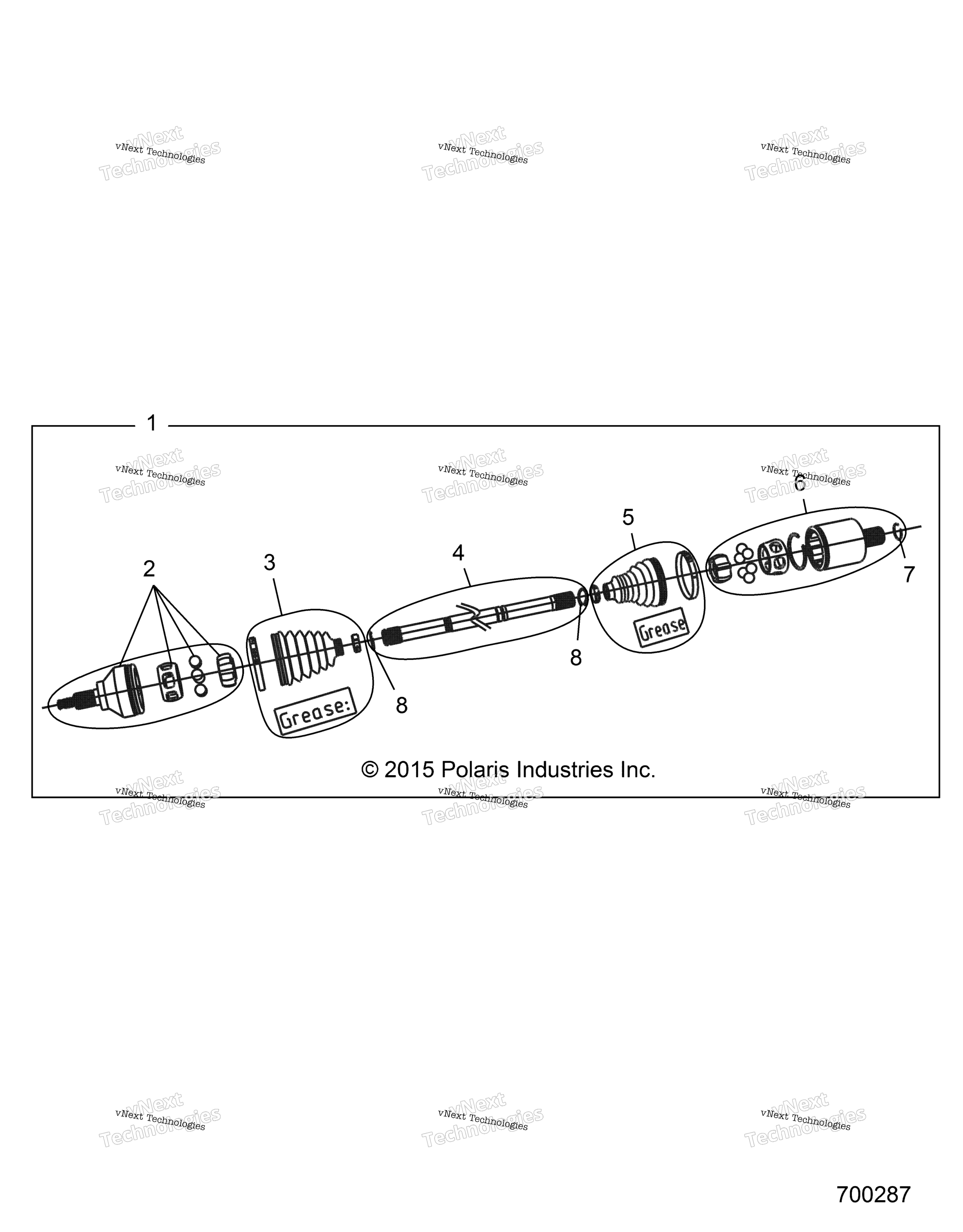 Привод Train, Half Shaft, Front