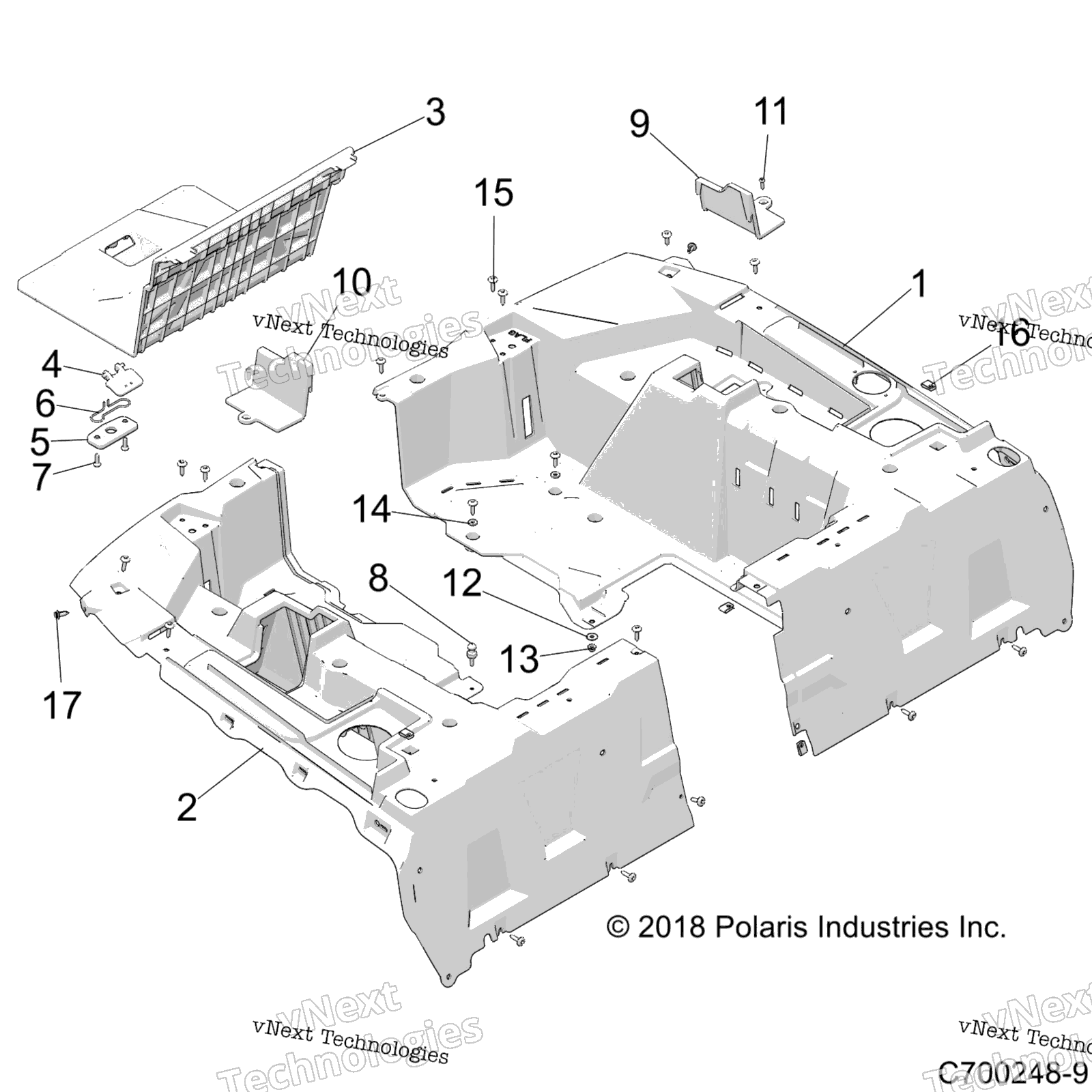 Body, задний полка