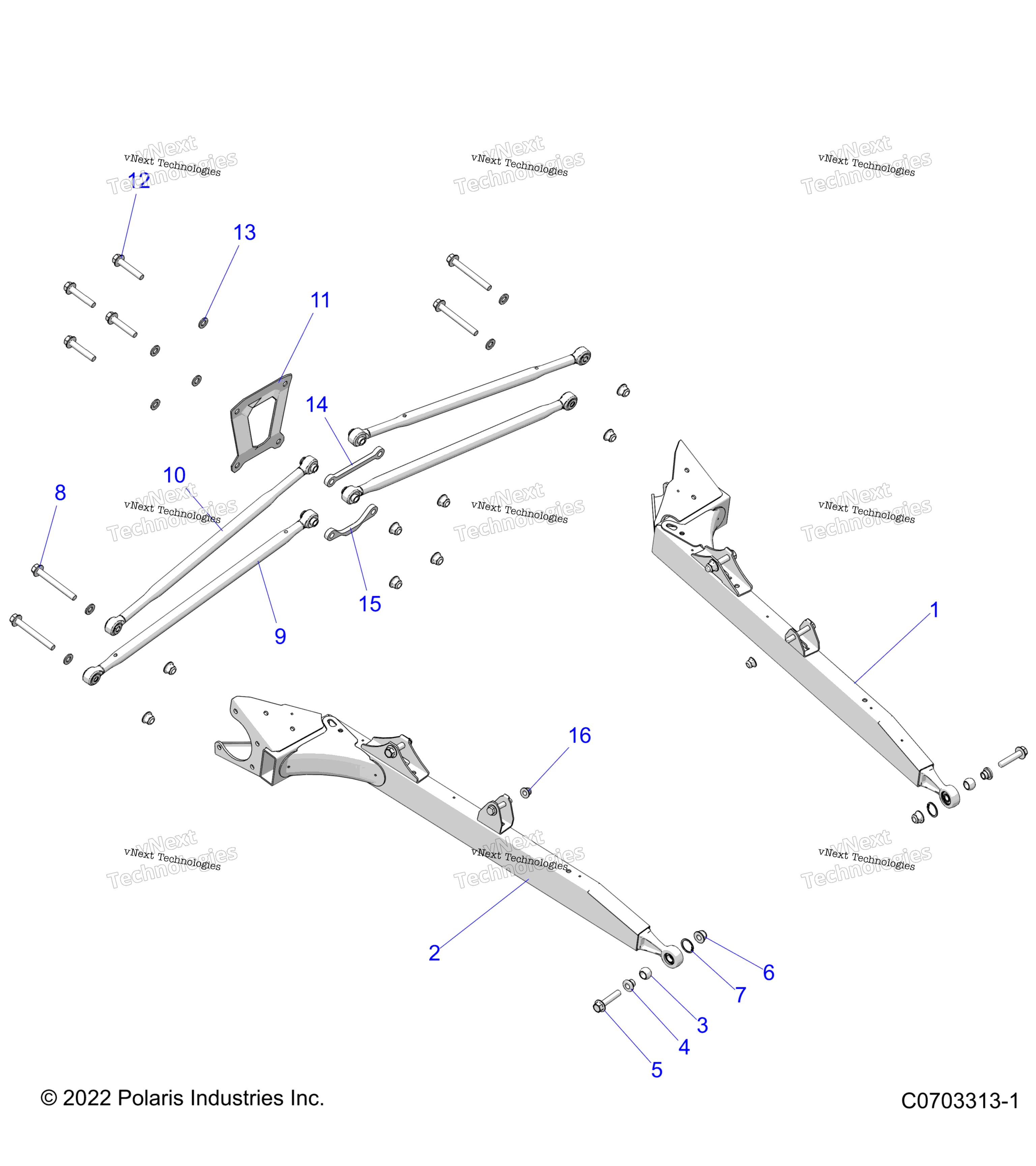 Подвеска, задняя Control Arms