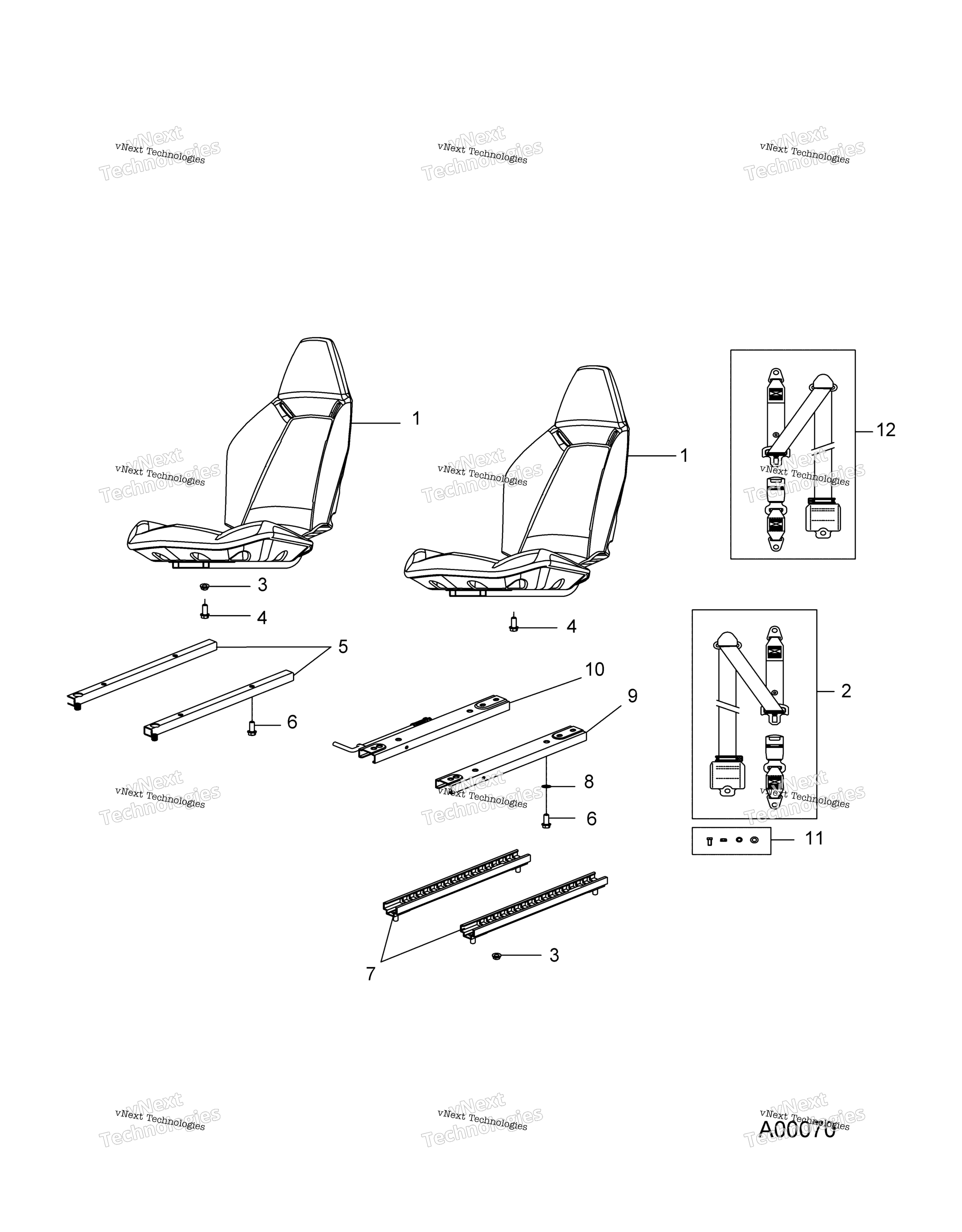Body, Seat, крепление & Belts