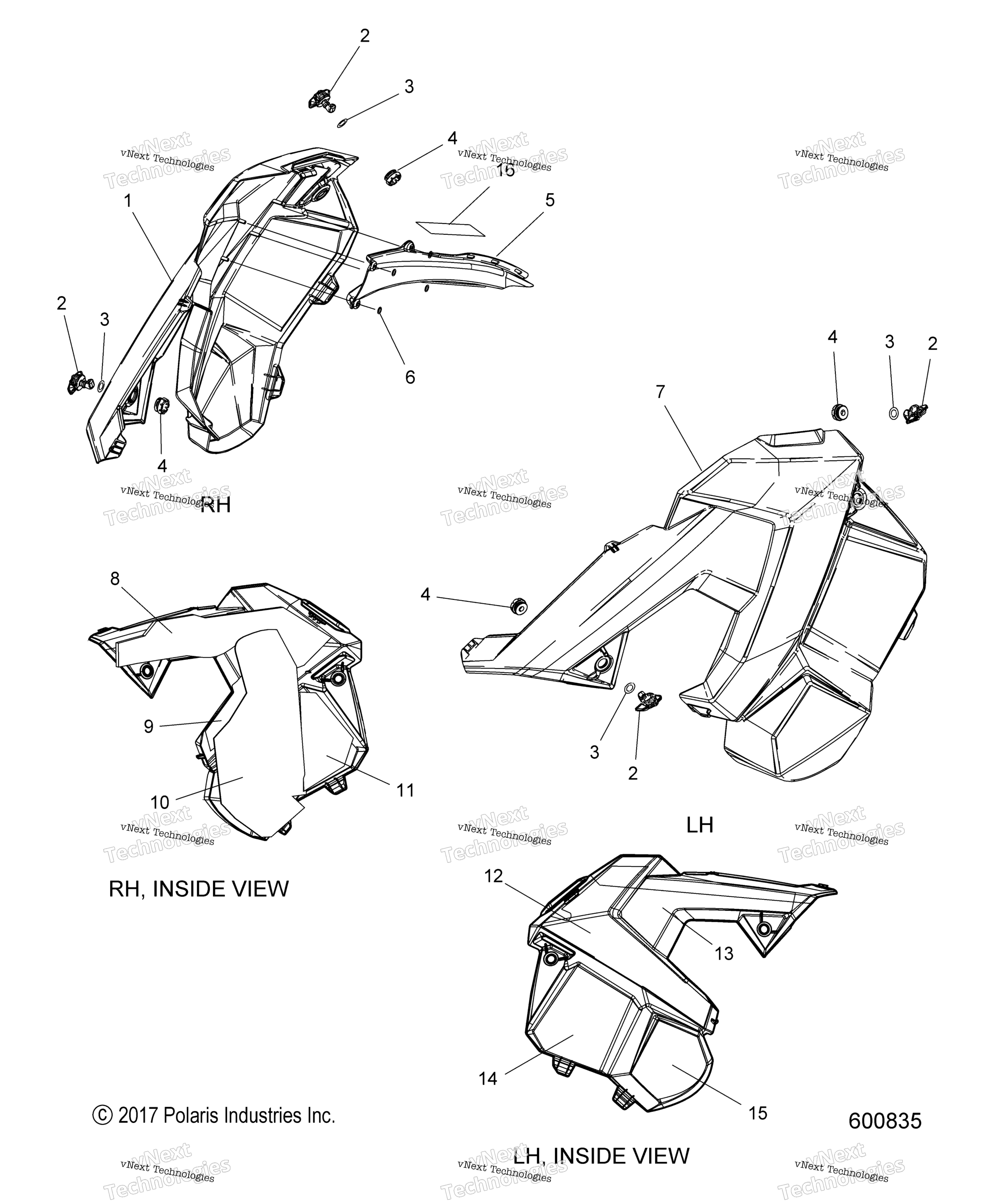 Body, Side Panels All опции