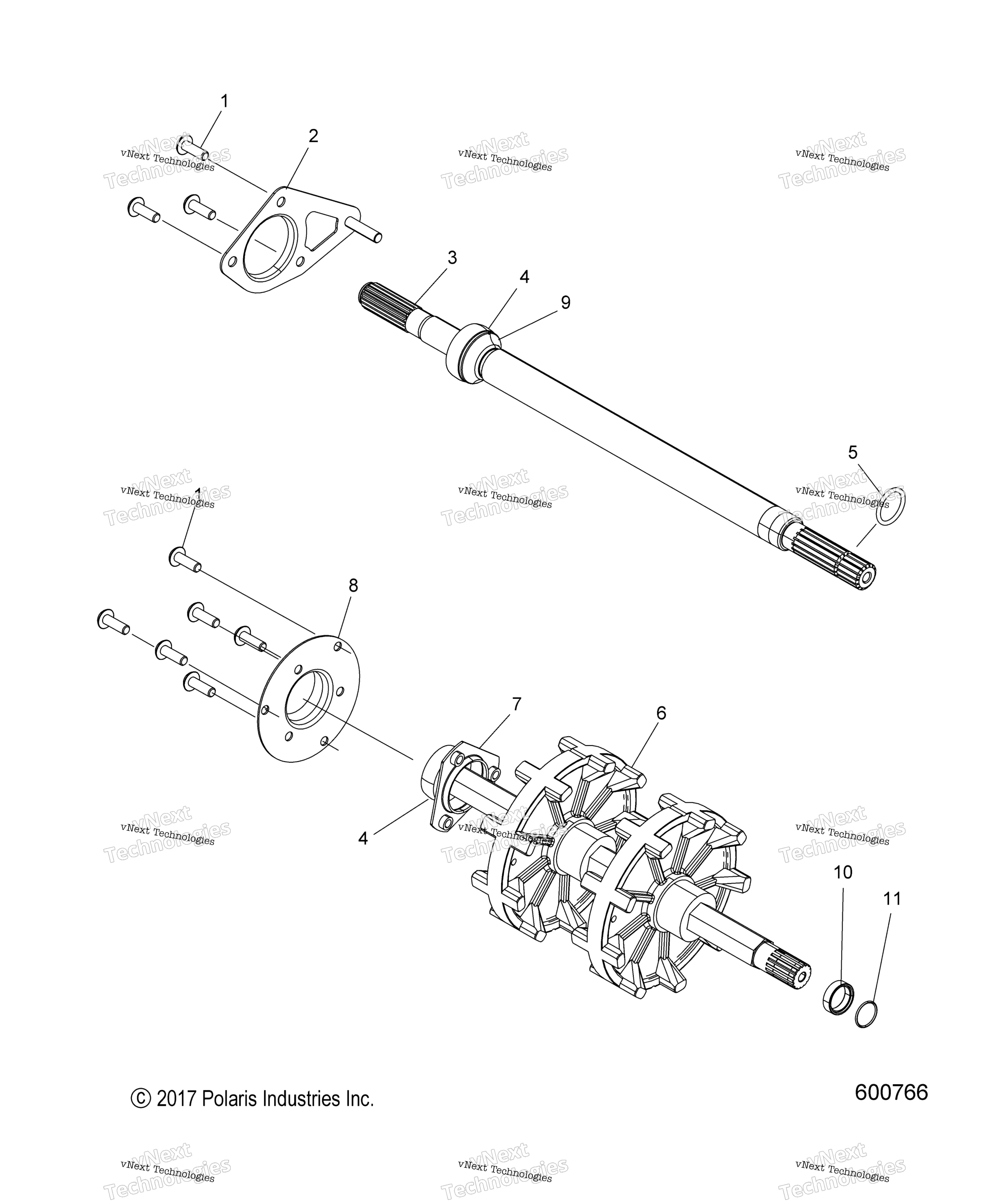 Привод Train, Jackshaft & Driveshaft