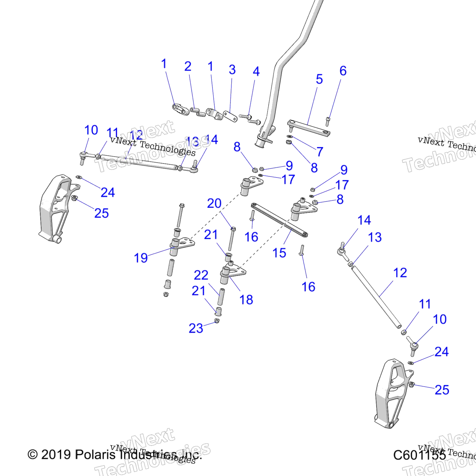Steering, нижний