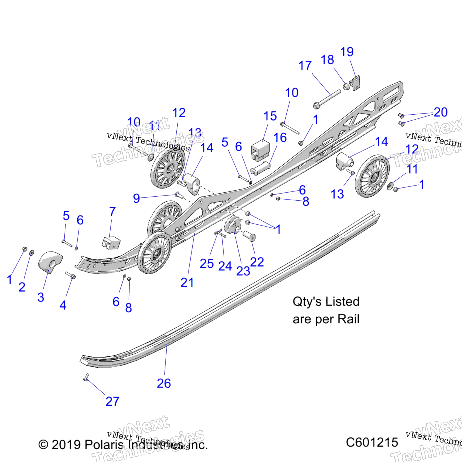 Suspension, Rail крепление