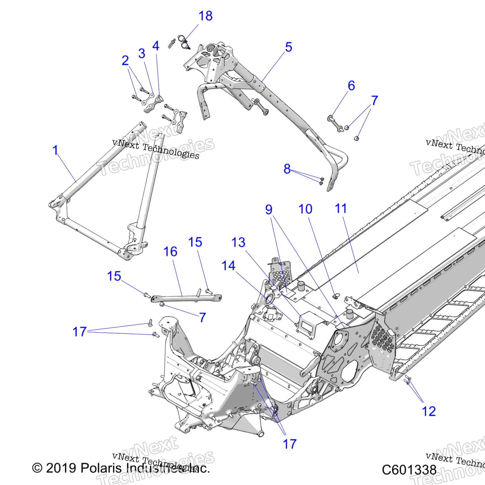 Chassis, Chassis Asm. & Over Structure All опции