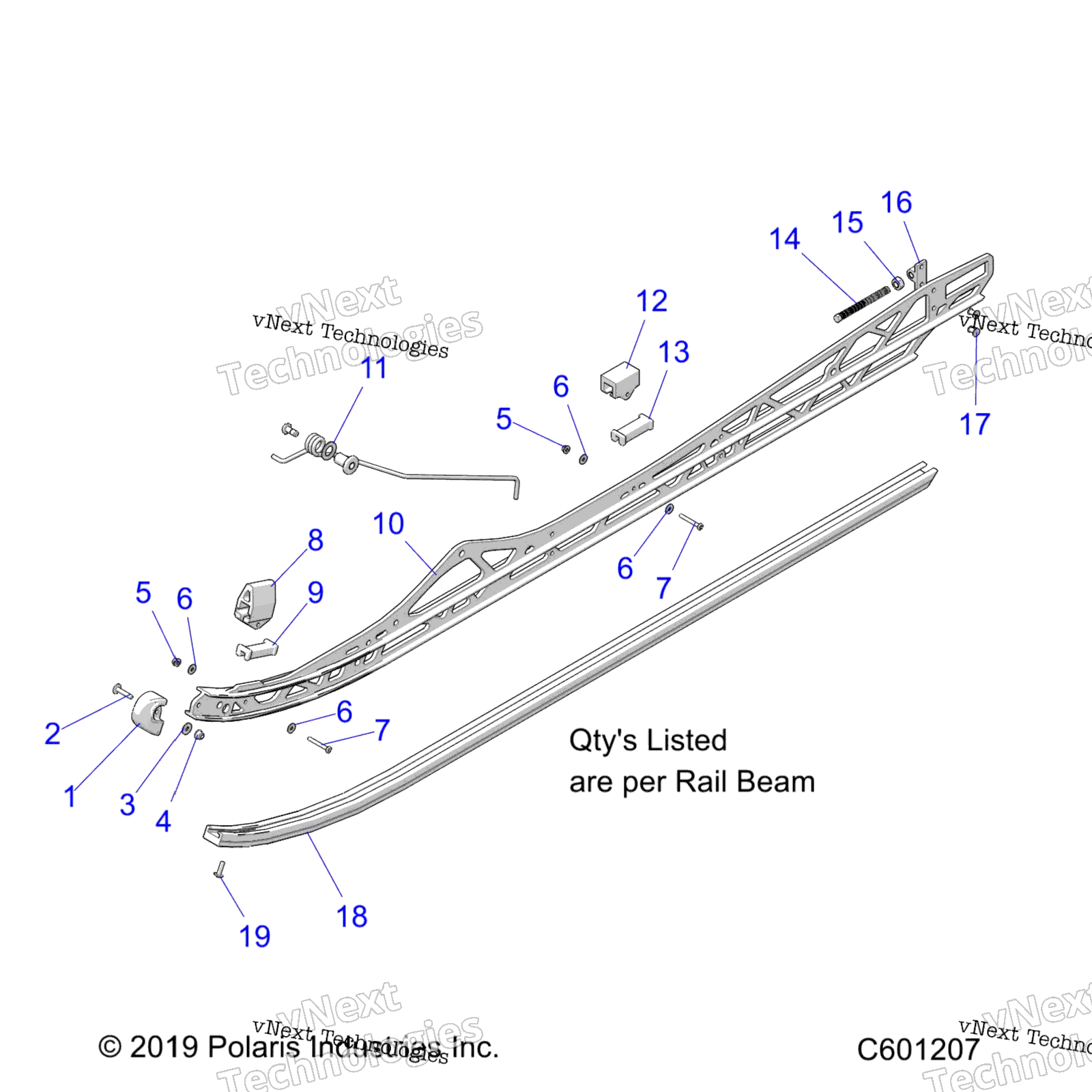 Suspension, Rail крепление All Options