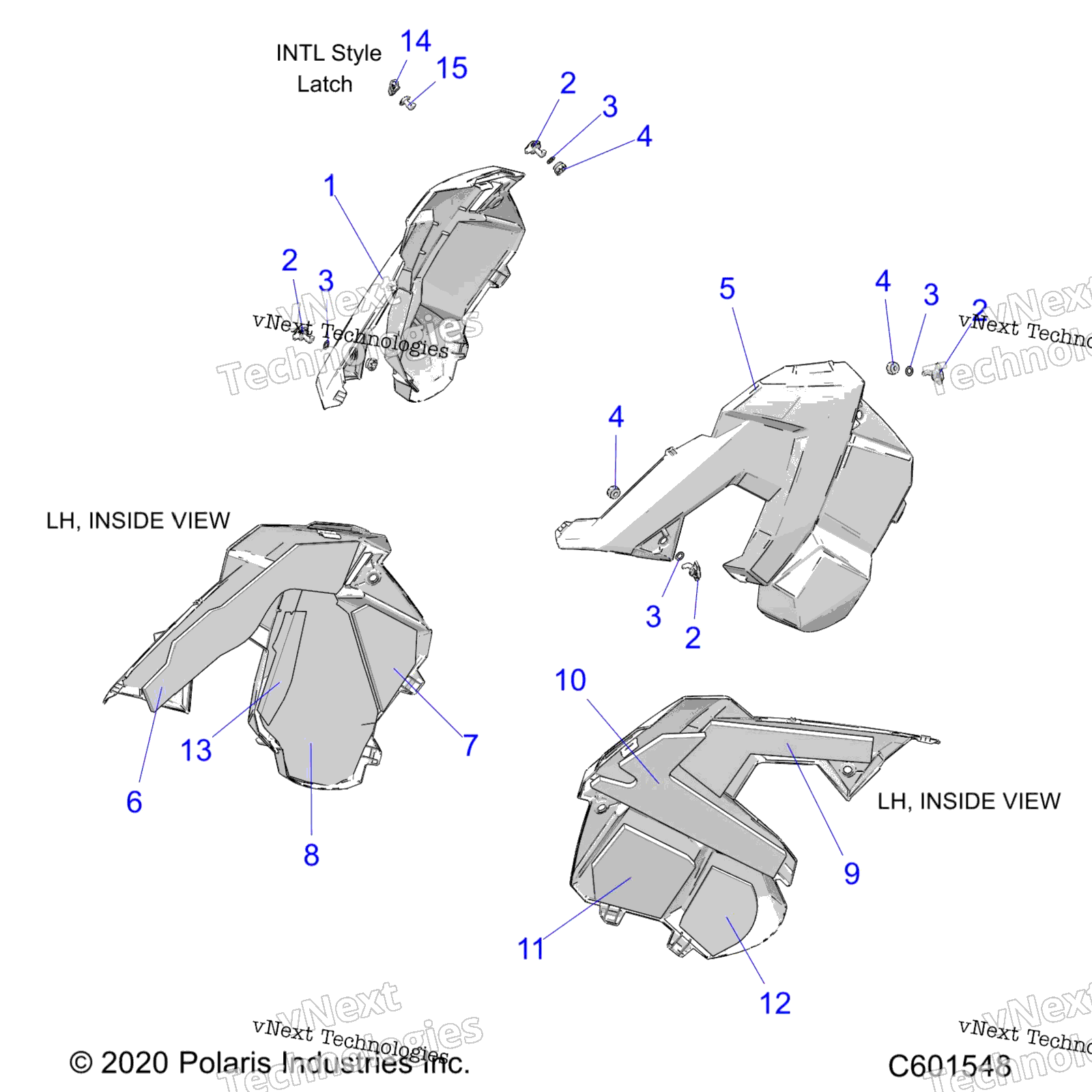 Body, Side Panels All опции