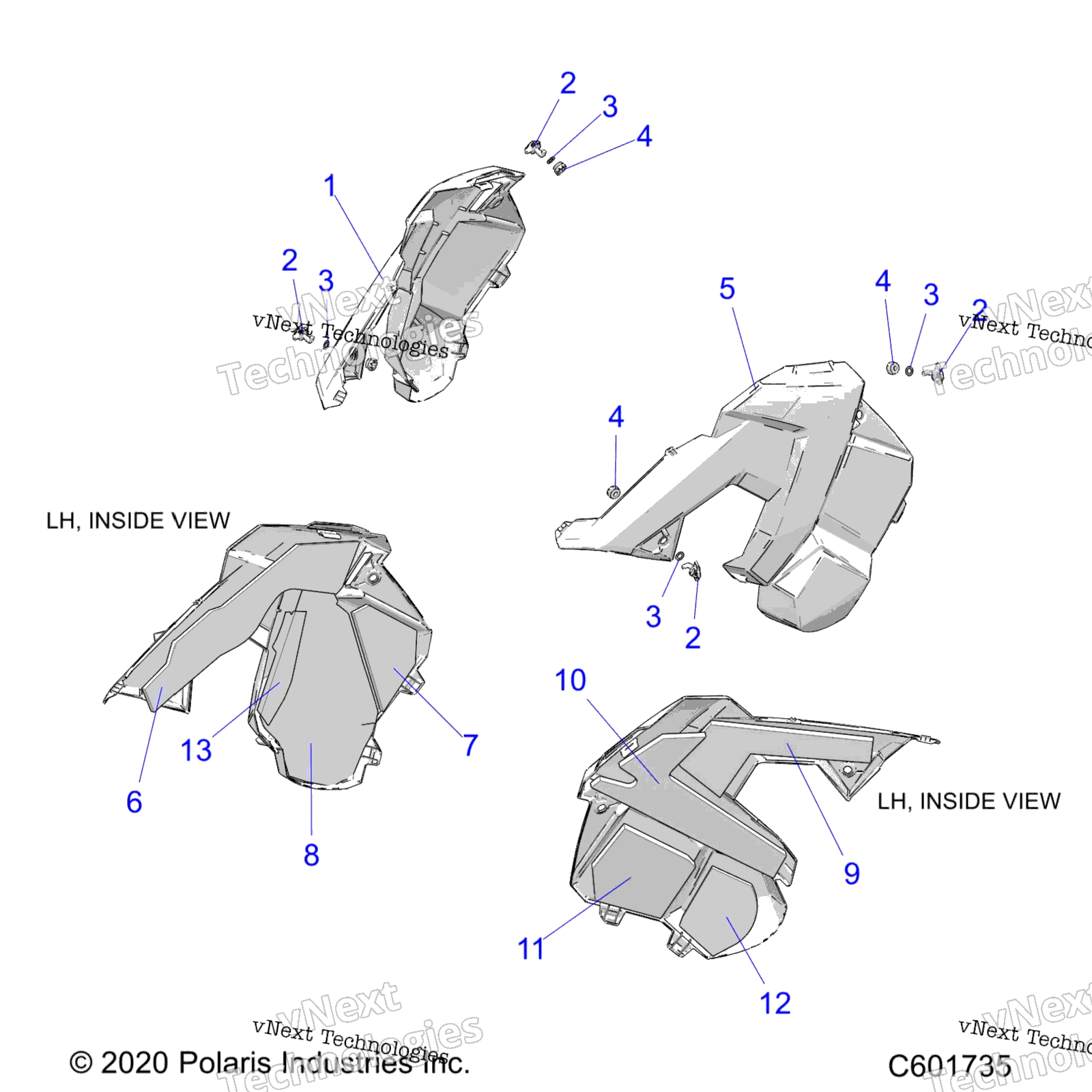 Body, Side Panels All опции