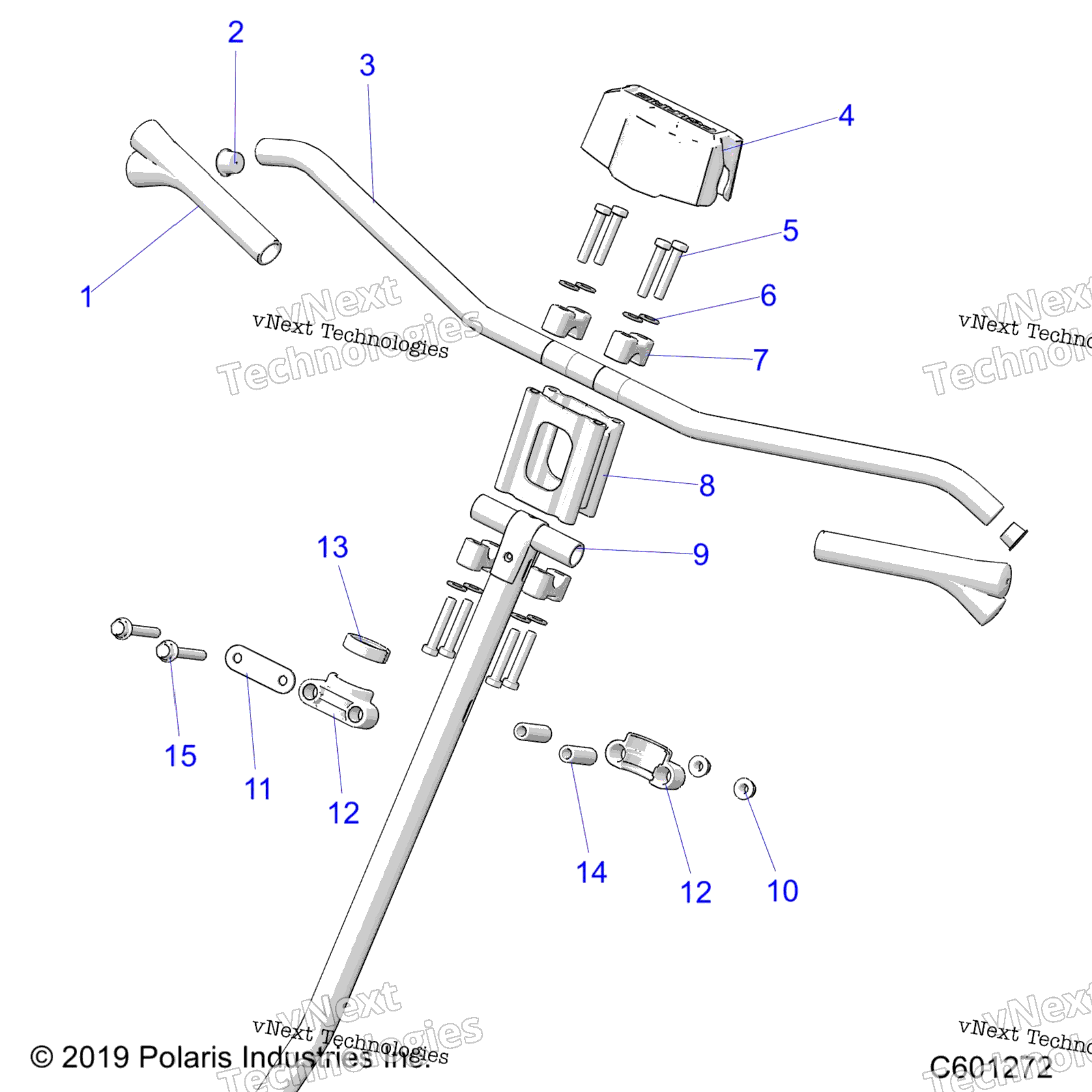 Steering, Upper & руль Asm