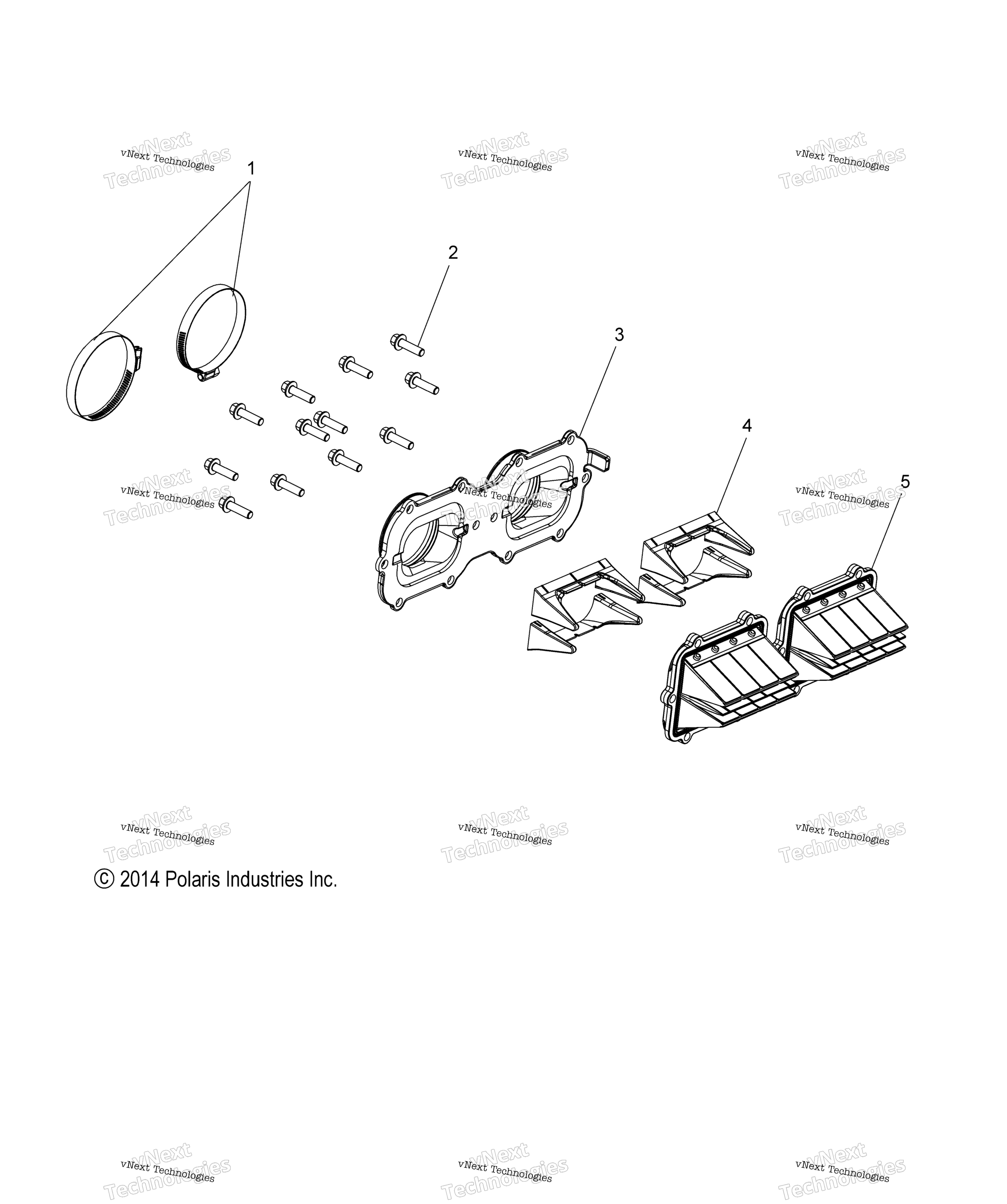Engine, Reed клапан & Throttle кузов Adaptor All Options