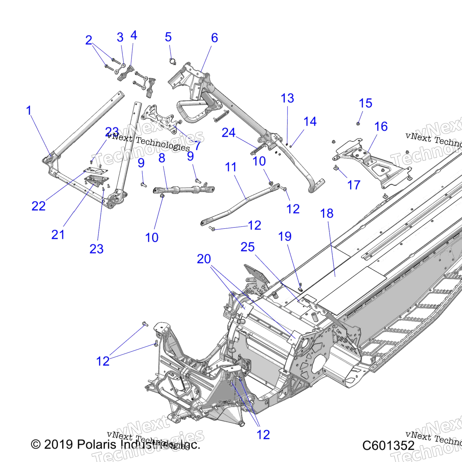 Chassis, Chassis Asm. & Over Structure All опции