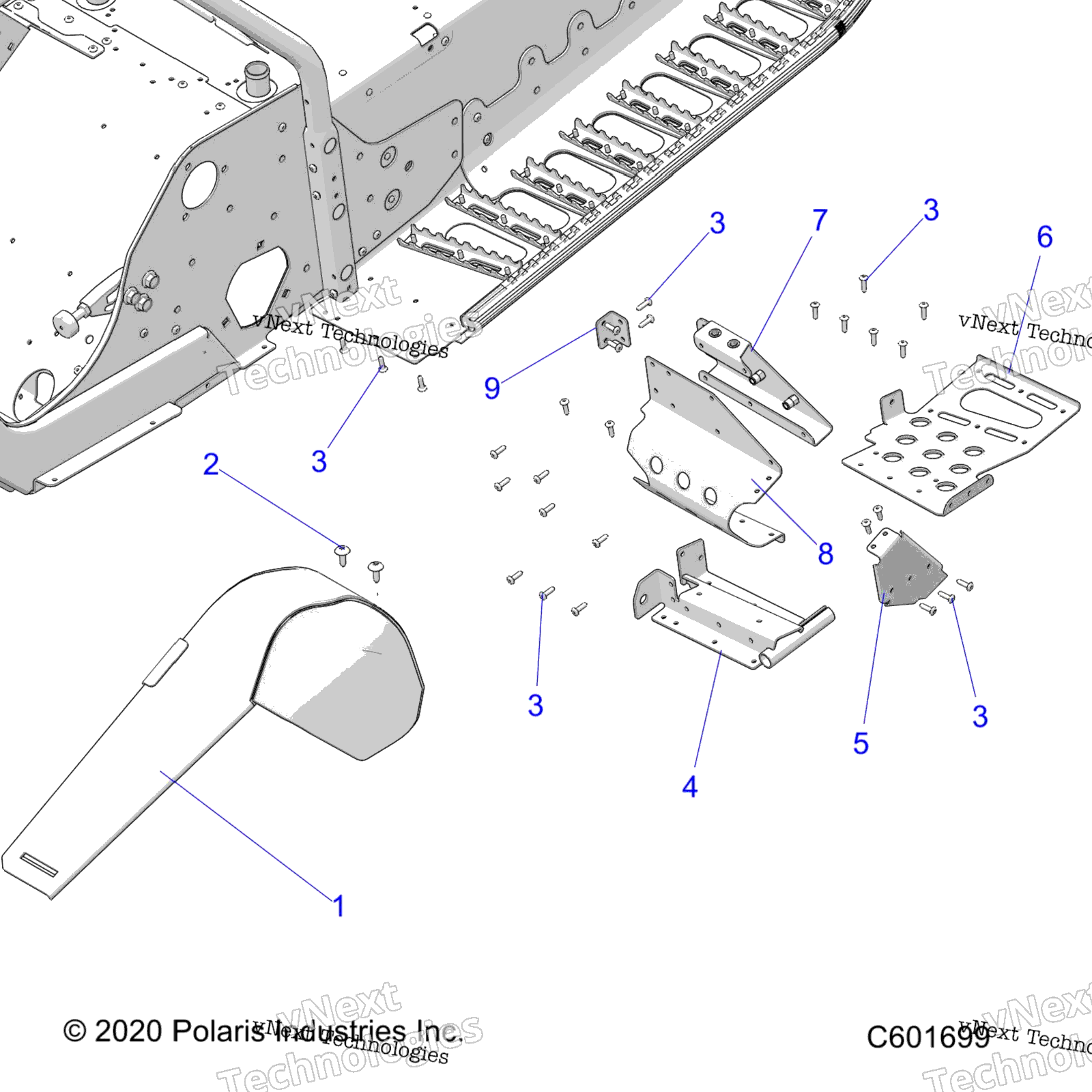 Chassis, Footrestlh & сцепление защита S21mdx6dsa / 6Dea