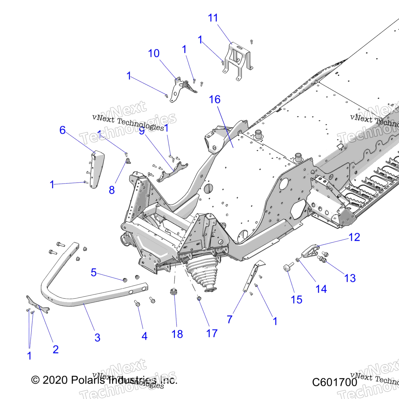 Chassis, передний Asm. S21mdx6dsa / 6Dea