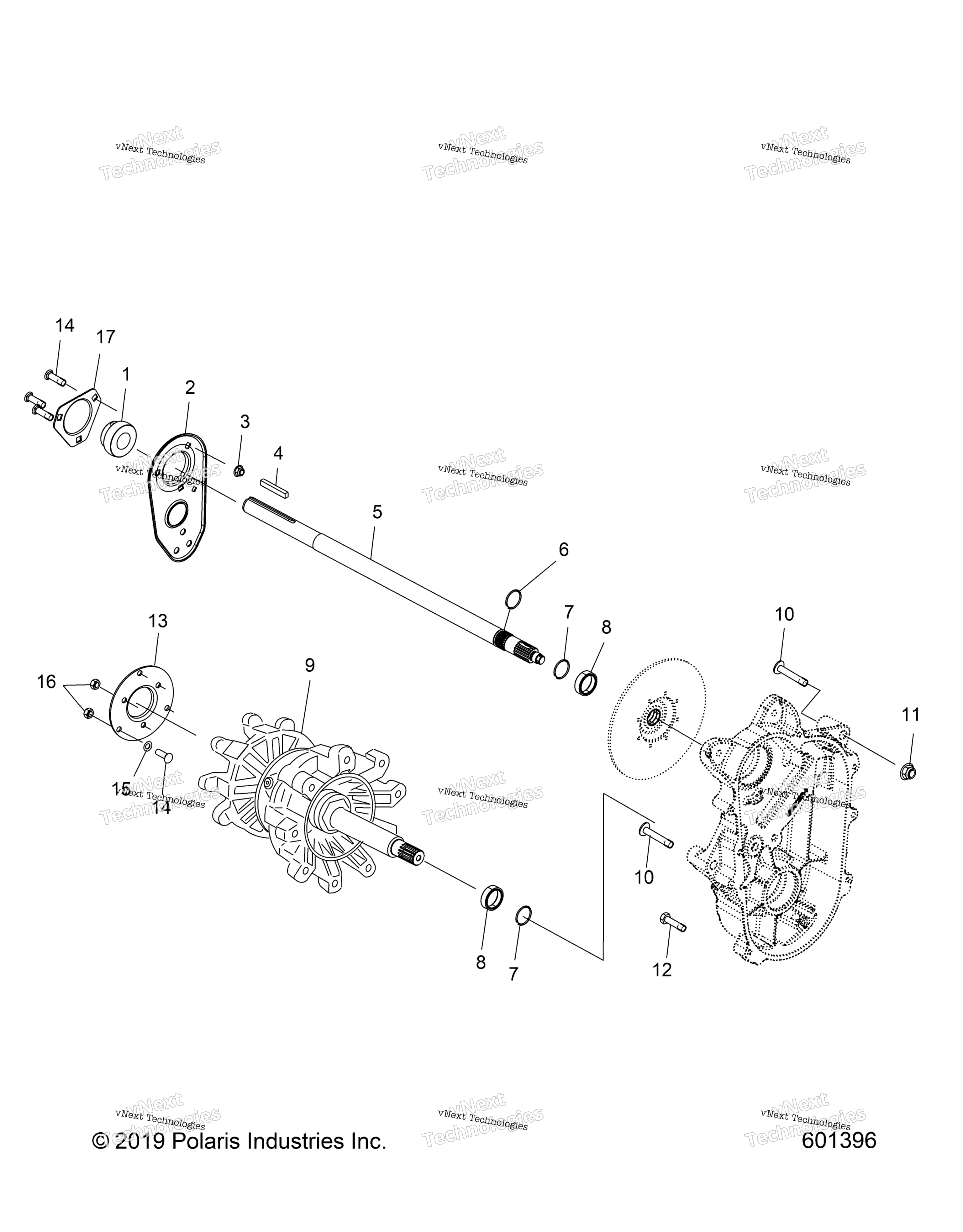 Привод Train, Jackshaft & Driveshaft S21mdx6dsa/6Dea
