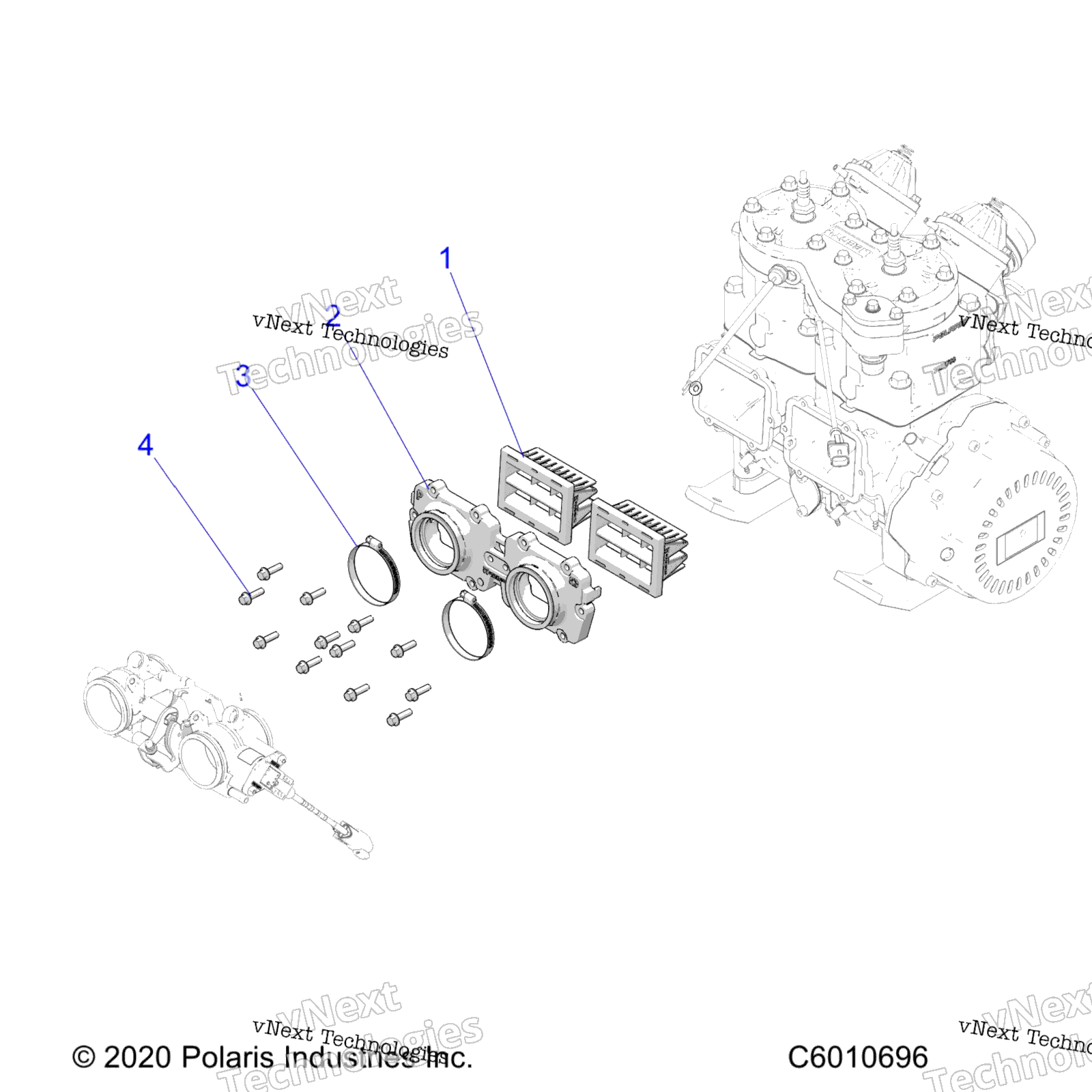 Engine, Reed клапан S21mdx6dsa / 6Dea