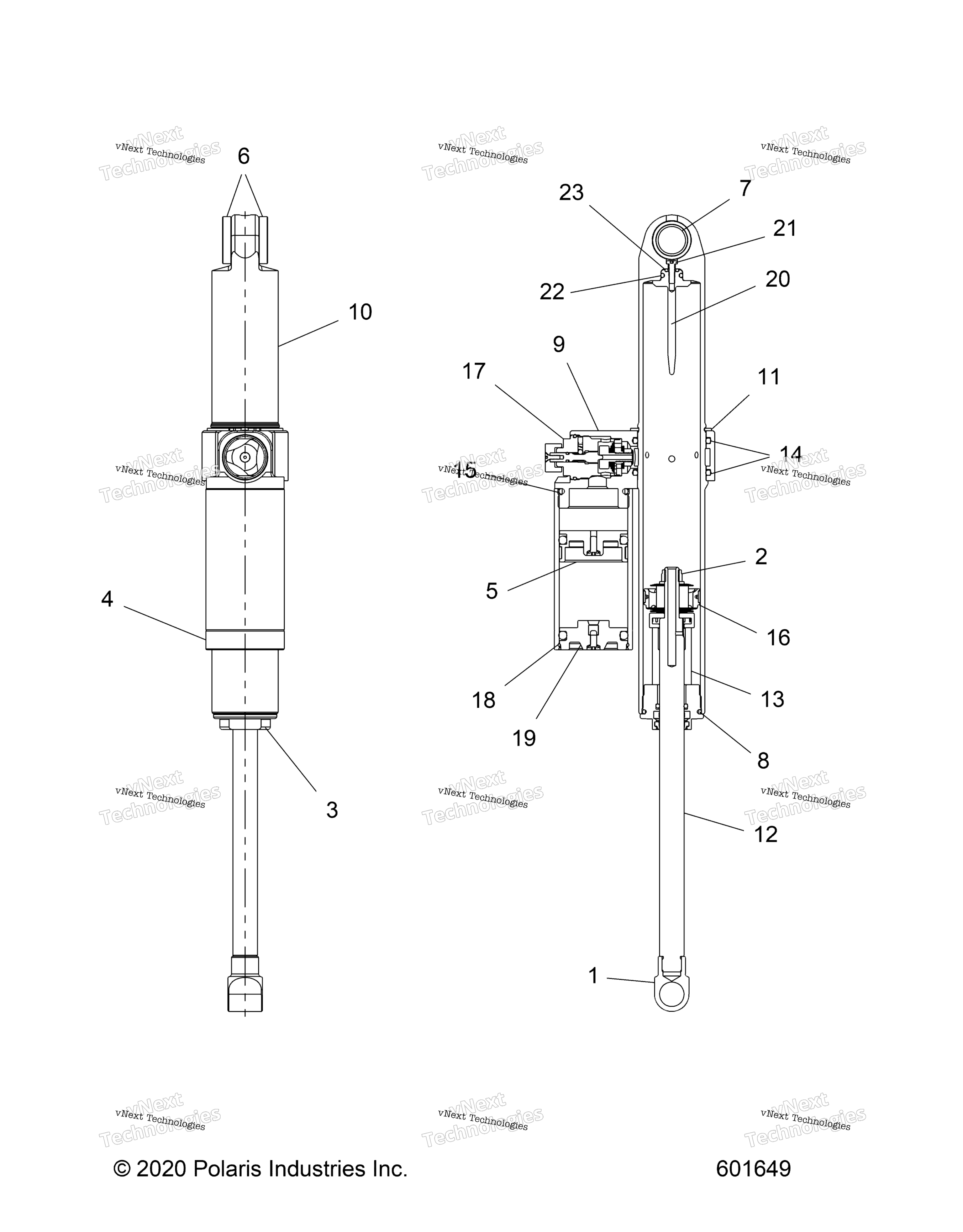 Suspension, Shock, задний Track All Options