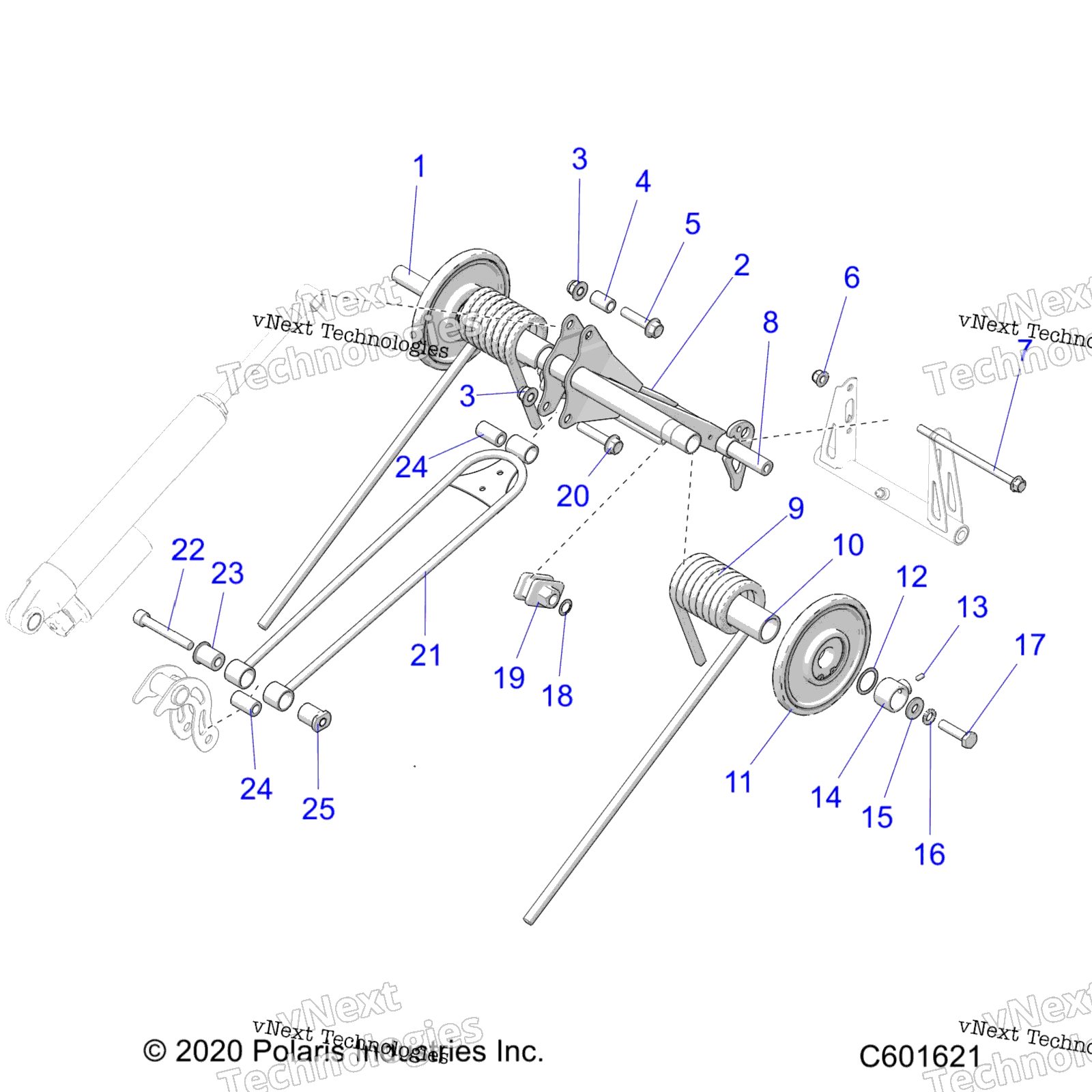 Suspension, Torque Arm, задний All Options