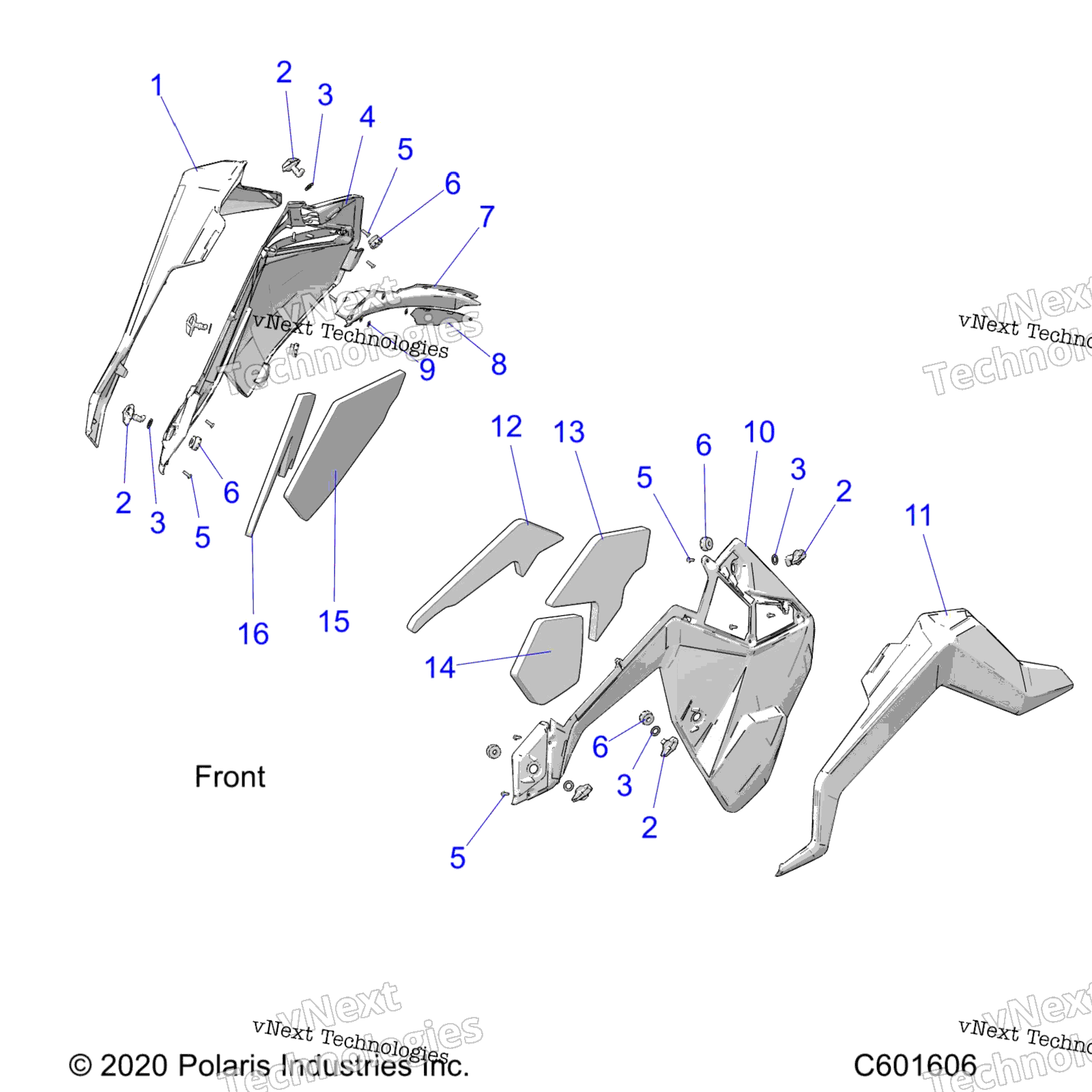 Body, Side Panels и Trim All Options