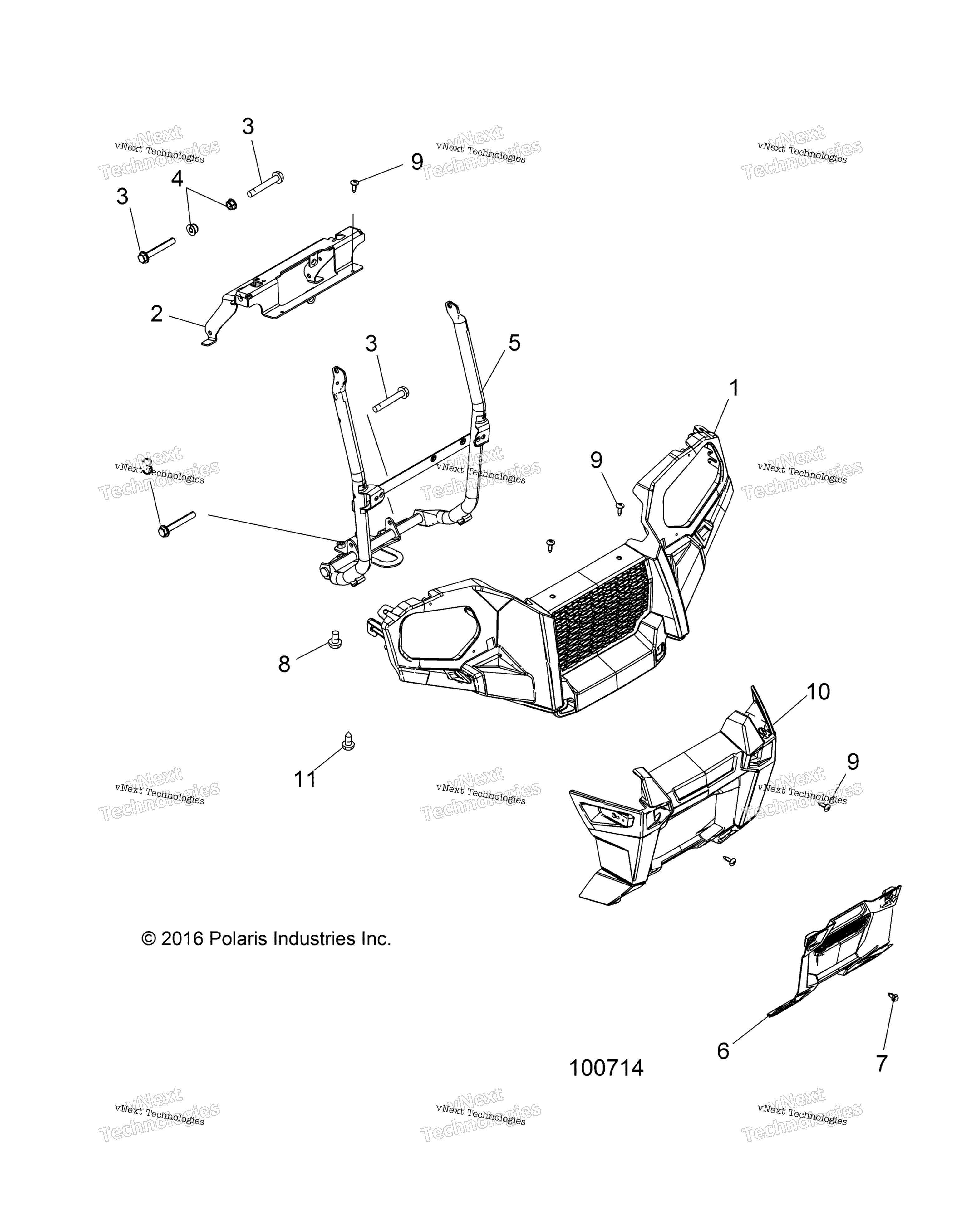 Body, передний Bumper & крепление A17ses57c1 / C2 / C7 / Cl / E1 / E2 / E7 / El / Set57c1 / C2 / E1 / E2