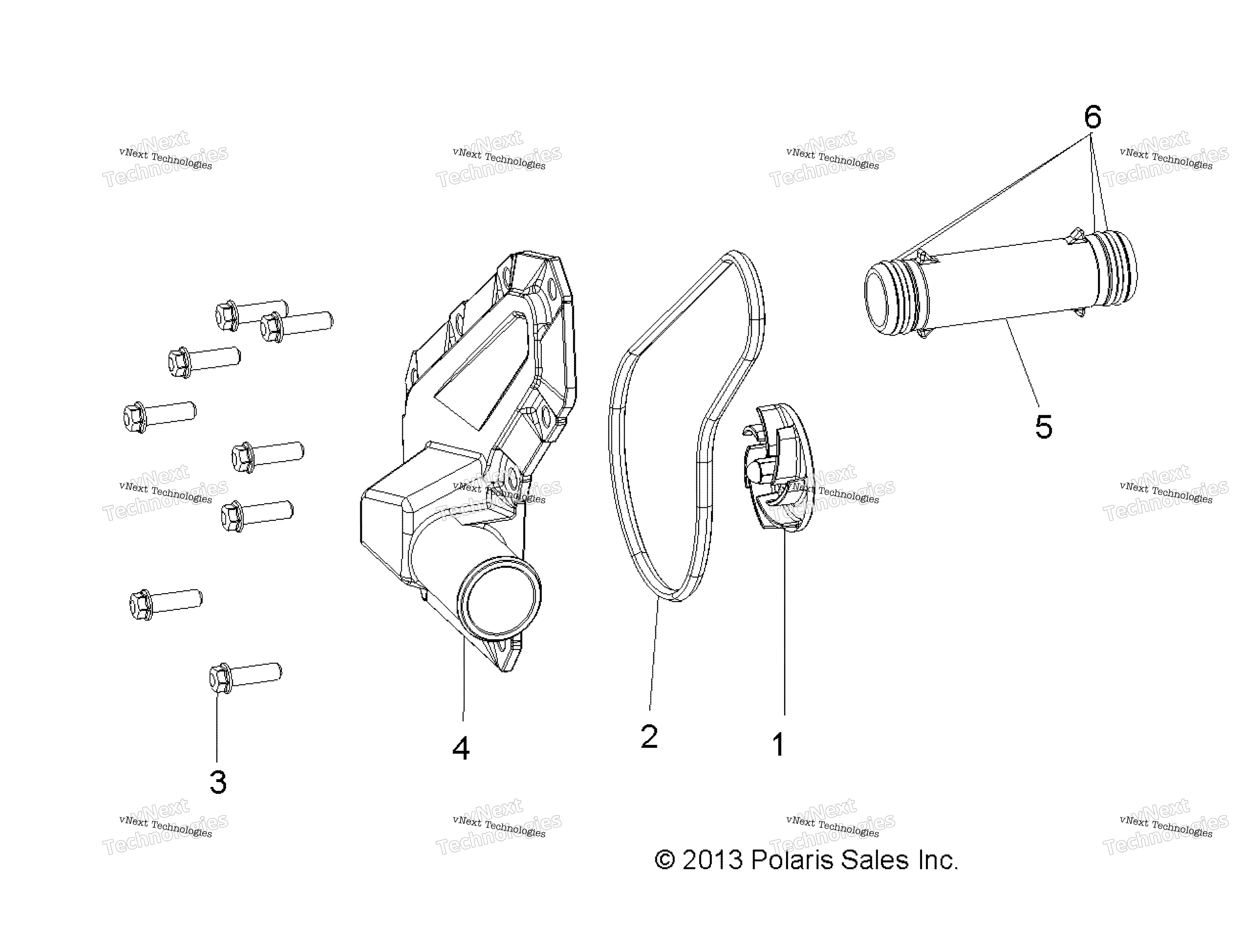 Engine, Waterpump Impeller & крышка A17ses57c1 / C2 / C7 / Cl / E1 / E2 / E7 / El / Set57c1 / C2 / E1 / E2