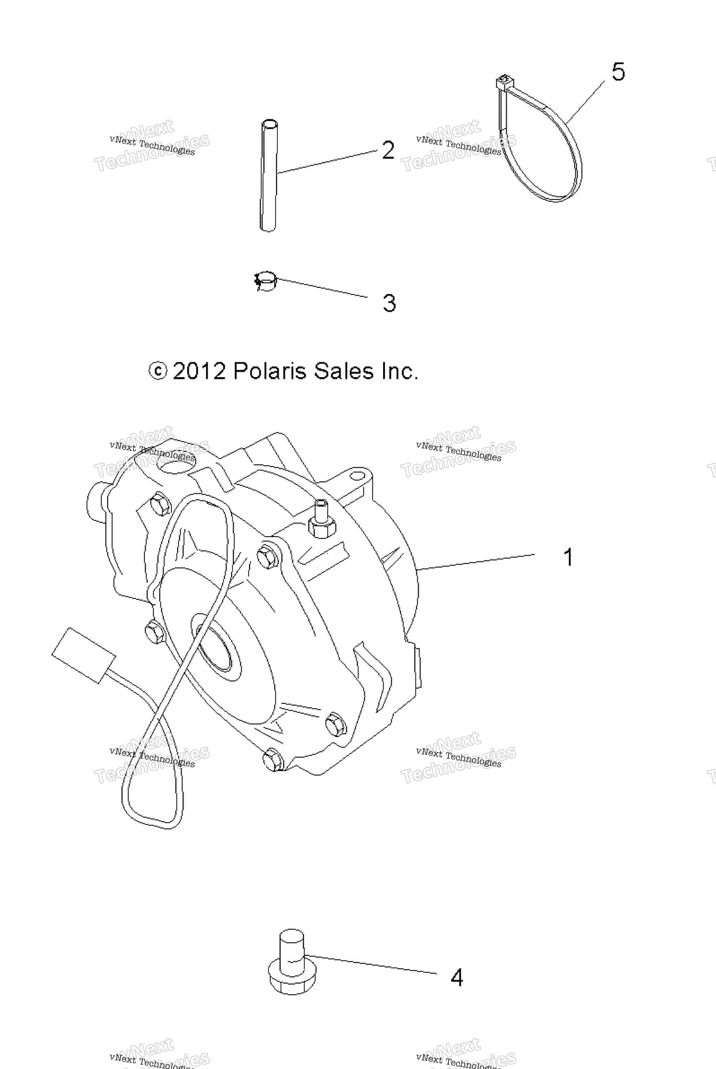 Трансмиссия, передний редуктор Mounting A18ses57c1/C2/C5/C7/E1/E5/E7/P57c1/T57c1/C7/E1/E7