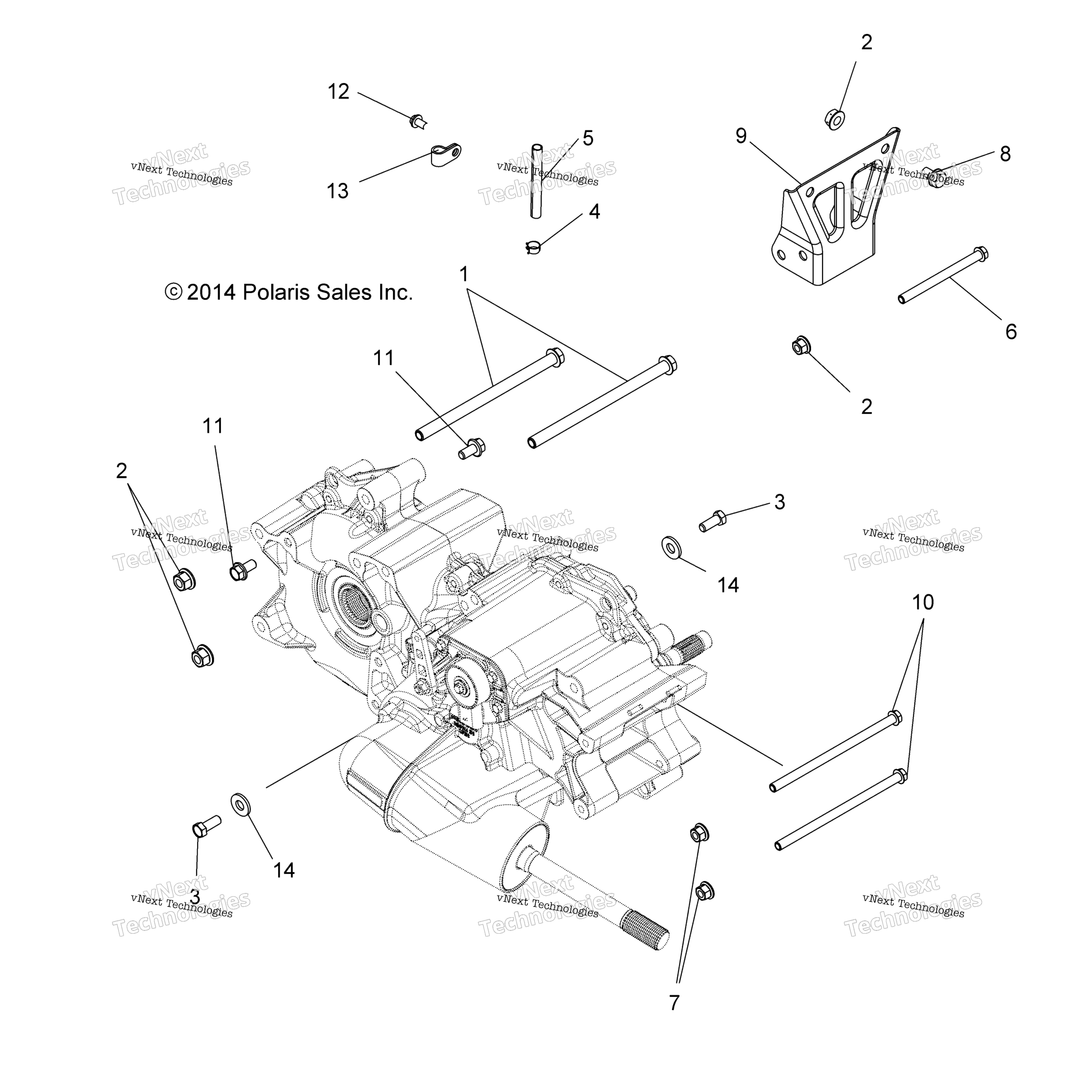 Трансмиссия, главный редуктор Mounting A18ses57c1/C2/C5/C7/E1/E5/E7/P57c1/T57c1/C7/E1/E7
