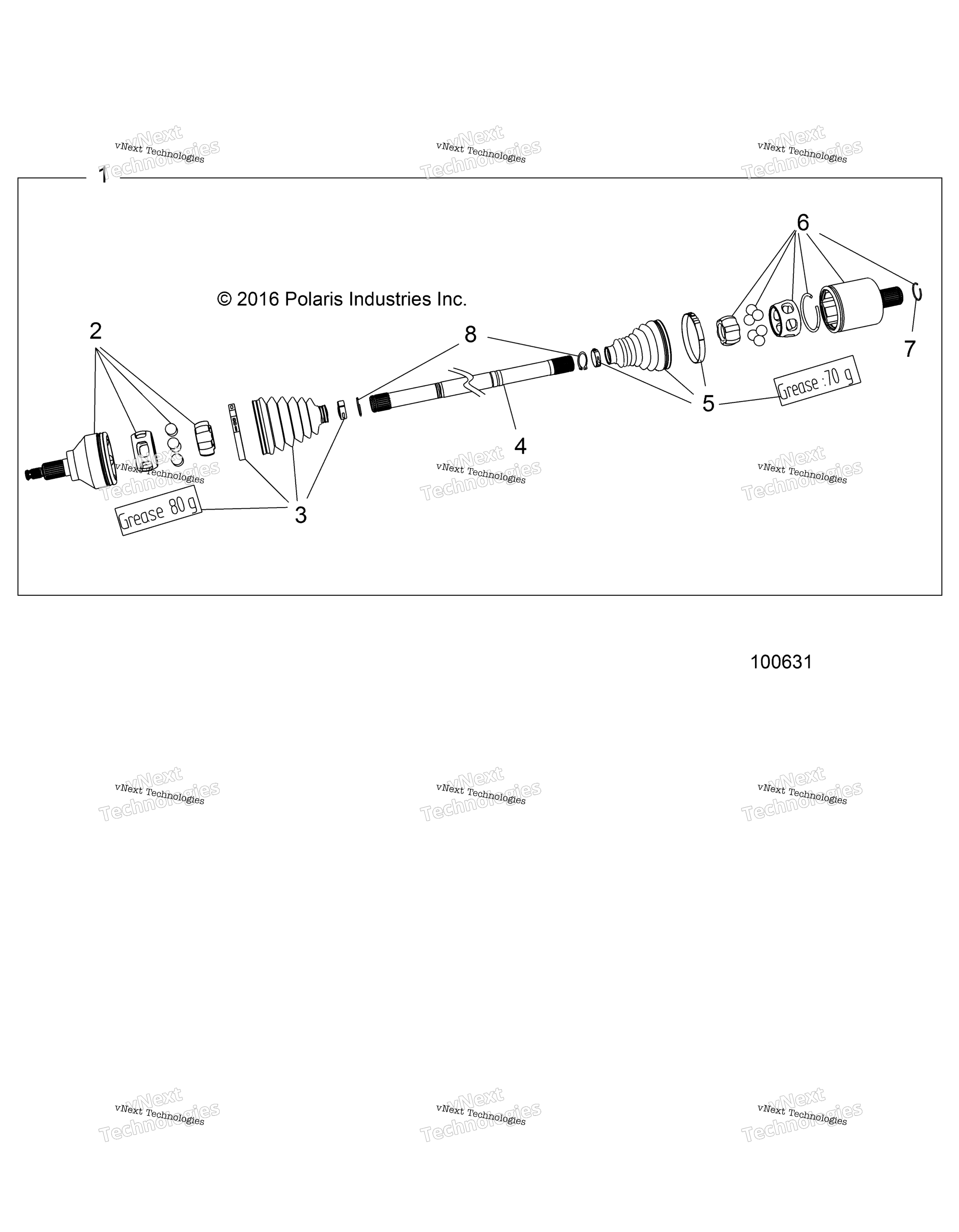 Трансмиссия, задний кардан A18ses57c1/C2/C5/C7/E1/E5/E7/P57c1/T57c1/C7/E1/E7