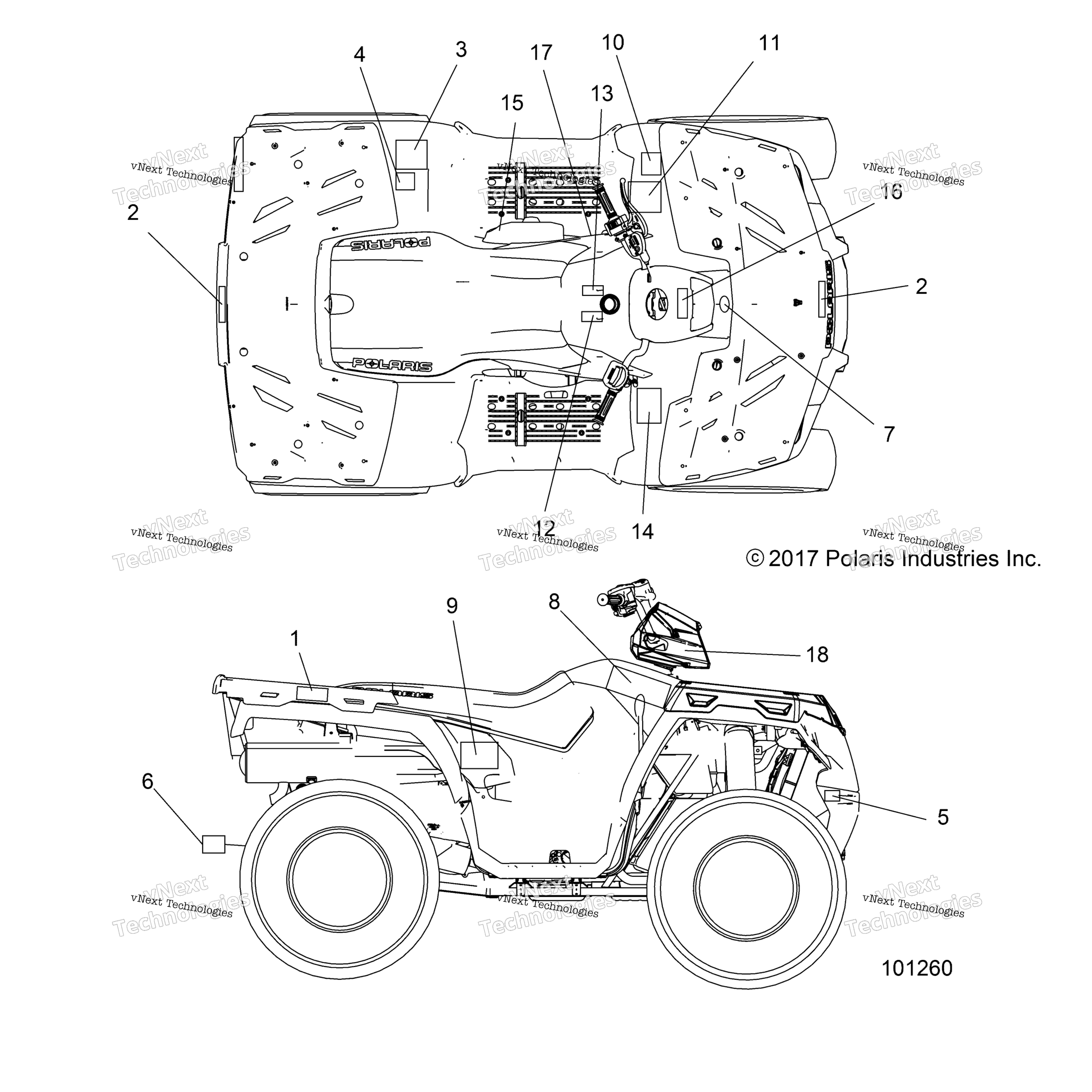 Body, наклейки A18shd57b9 / E57bb / E57bs