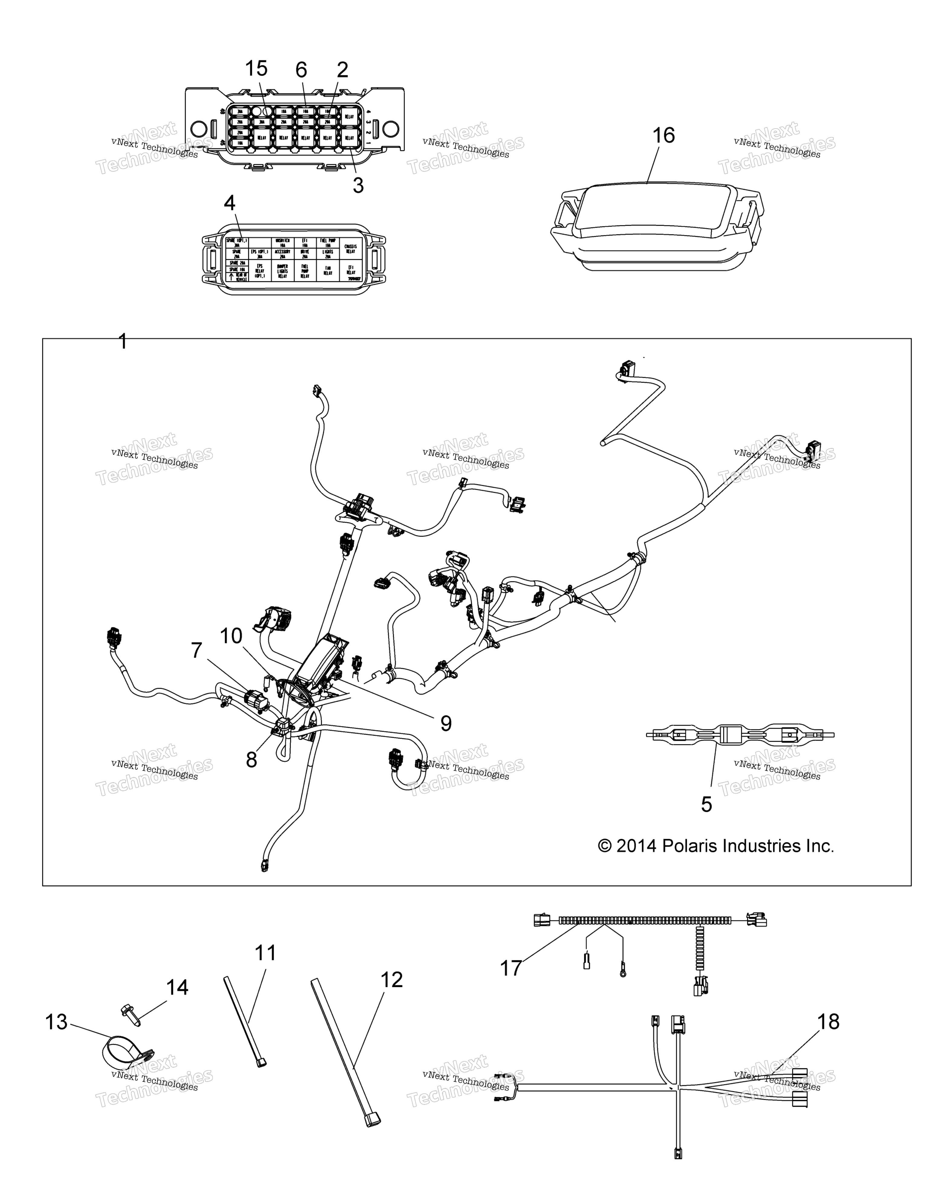 Electrical, Main Wire жгут A18shd57b9 / E57bb / E57bs
