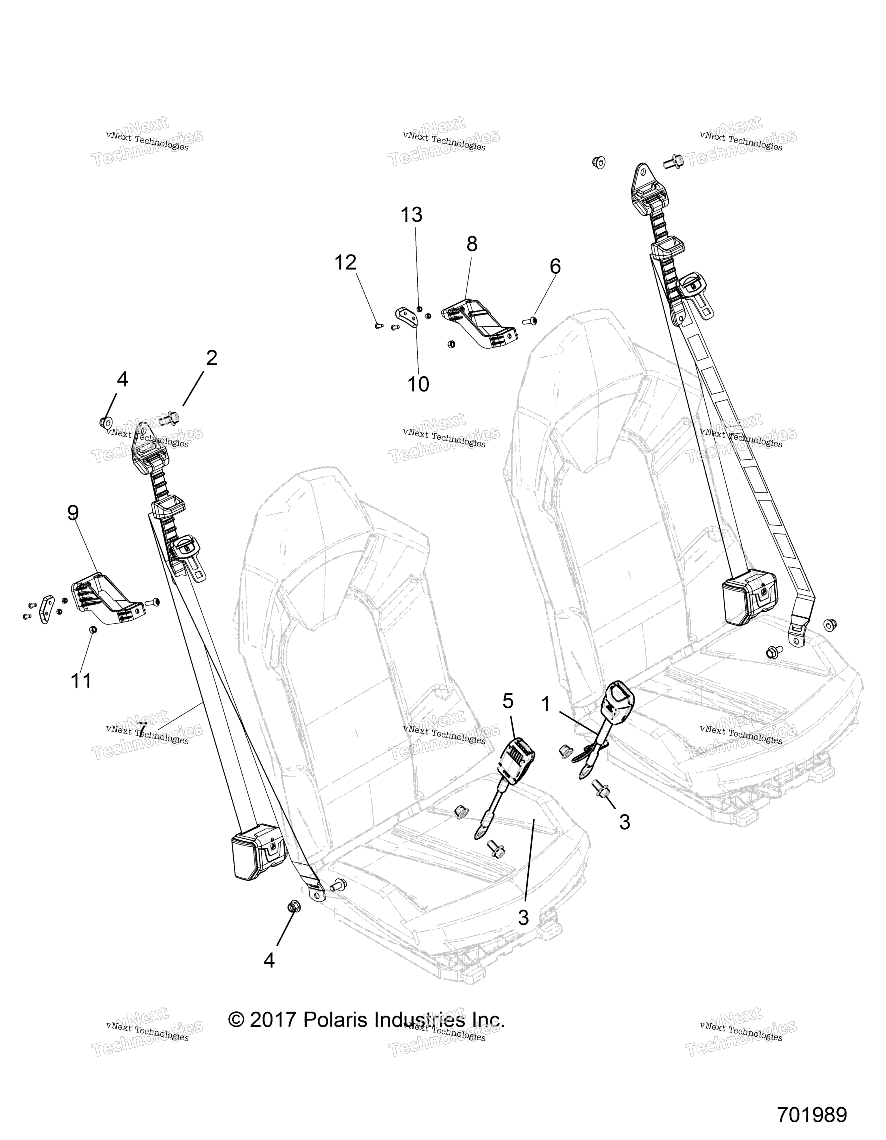 Кузов, сиденье Belt Mounting R19rge99a2/Ear/Ebr/Uaf/Ubf/Uam/Ubm/Ua9/Ub9/Ual/Ubl/Kak/Kbk