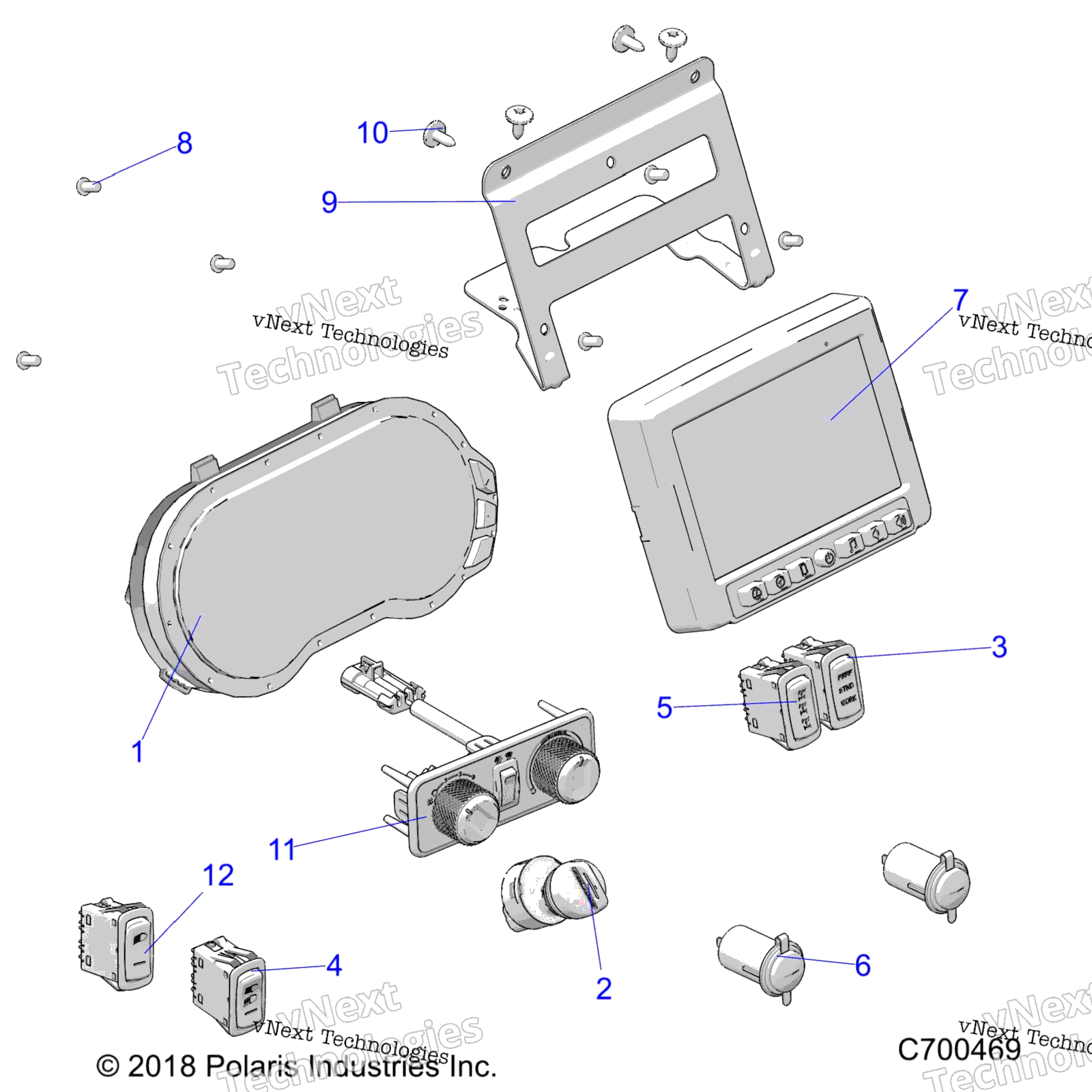 Electrical, панель Instuments