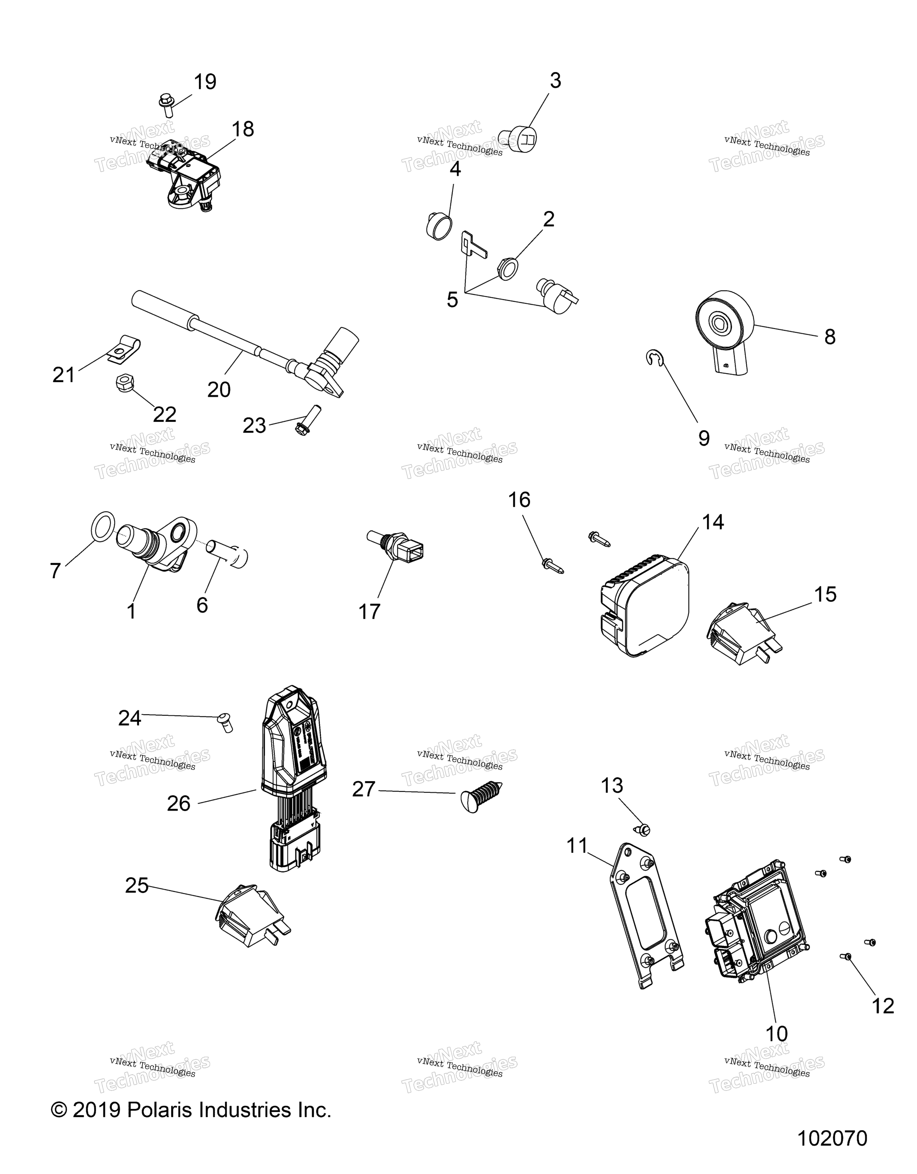 электрооборудование Switches, Sensors & Ecm