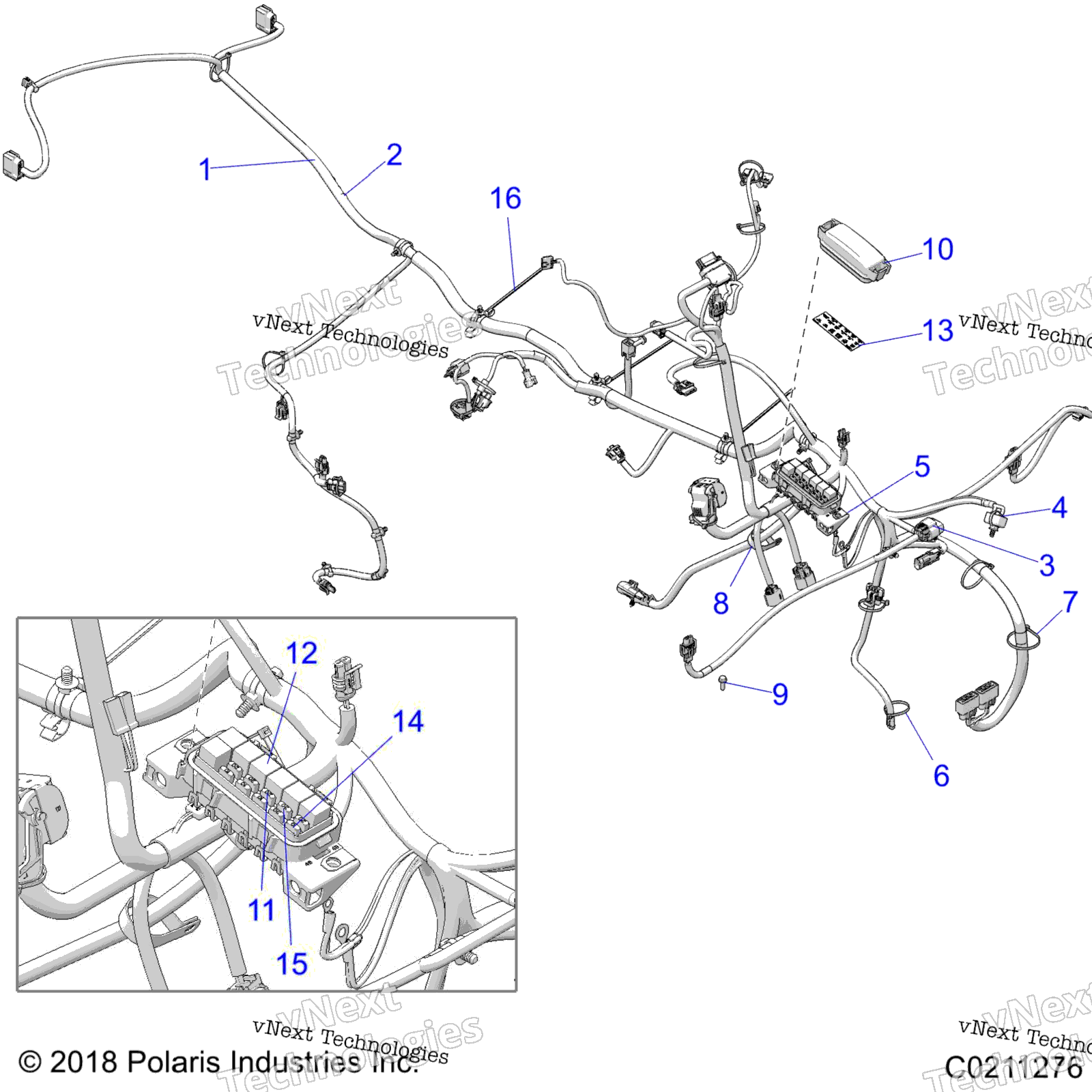 Electrical, Main Wire жгут
