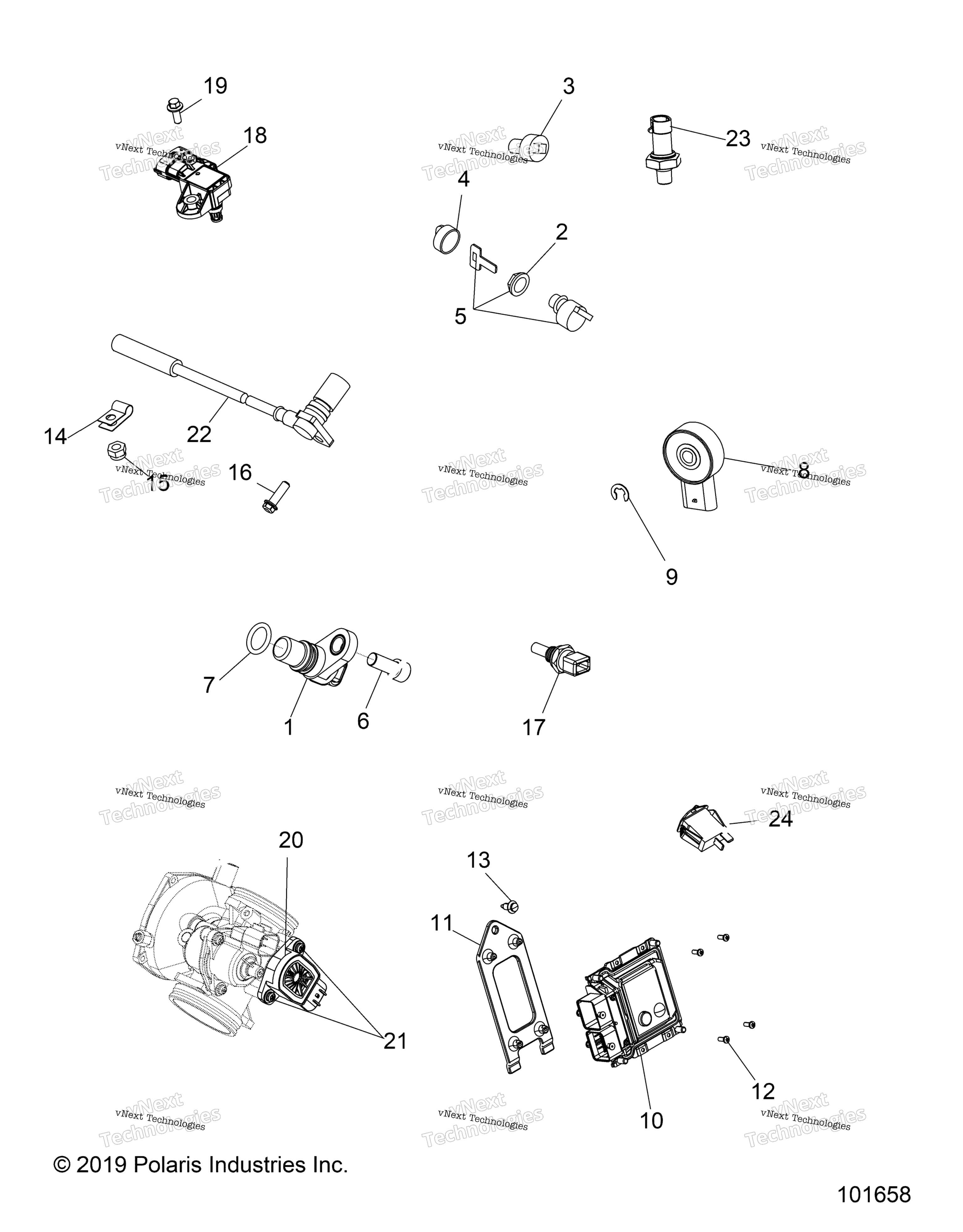 электрооборудование Switches, Sensors & Ecm