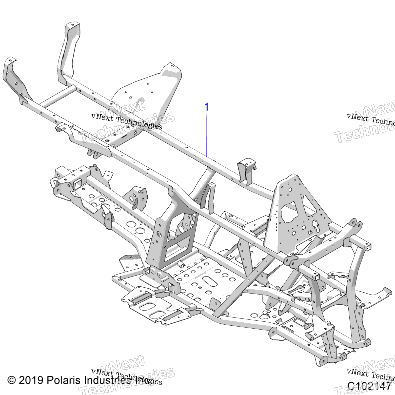 Chassis, рама A20she57bn / Bf / Z57bx
