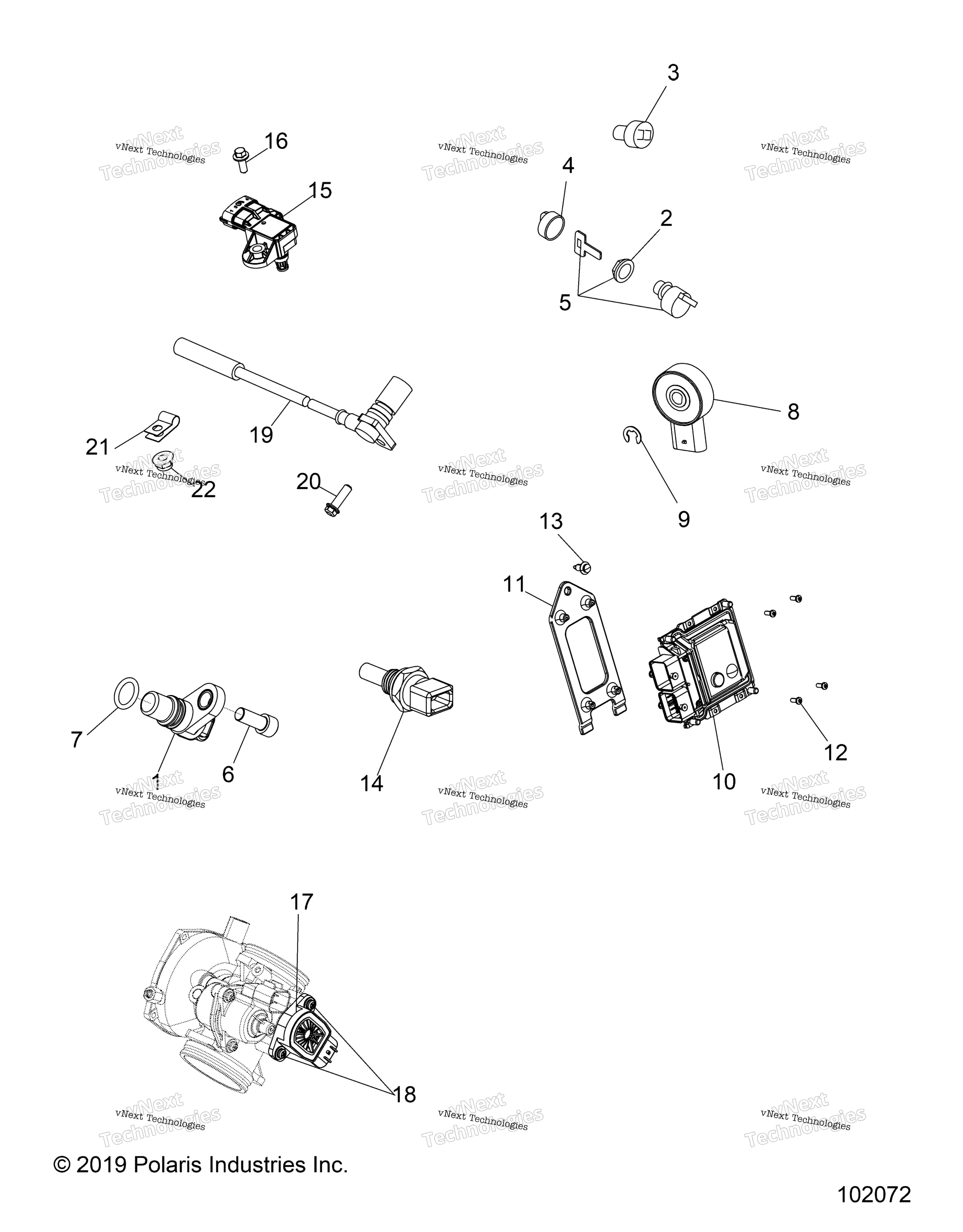 электрооборудование Switches, Sensors & Ecm