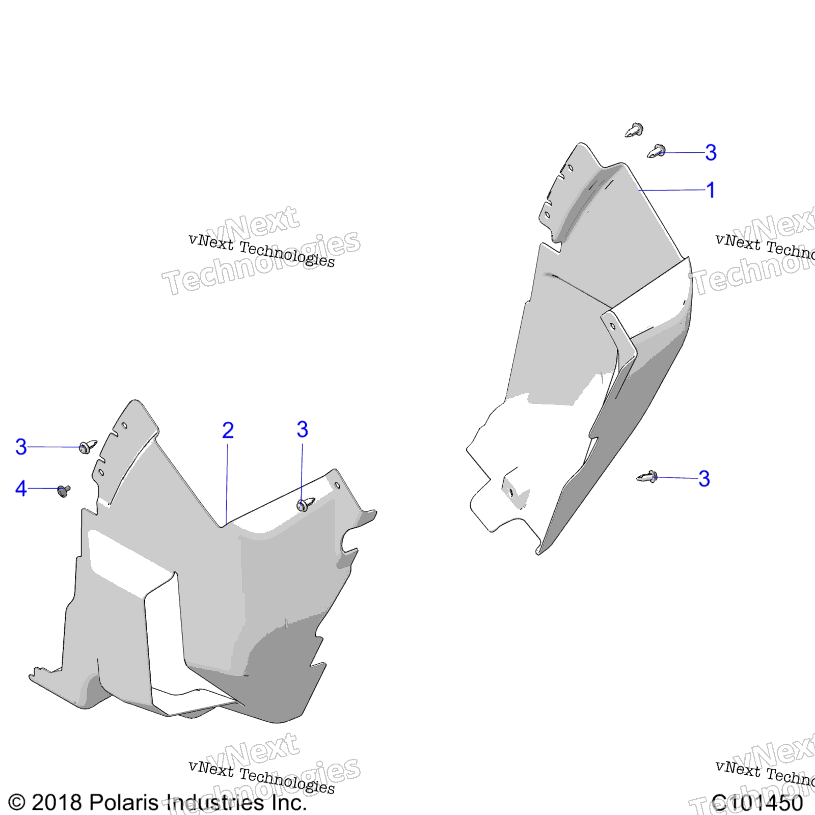 Body, передний Mud Guards
