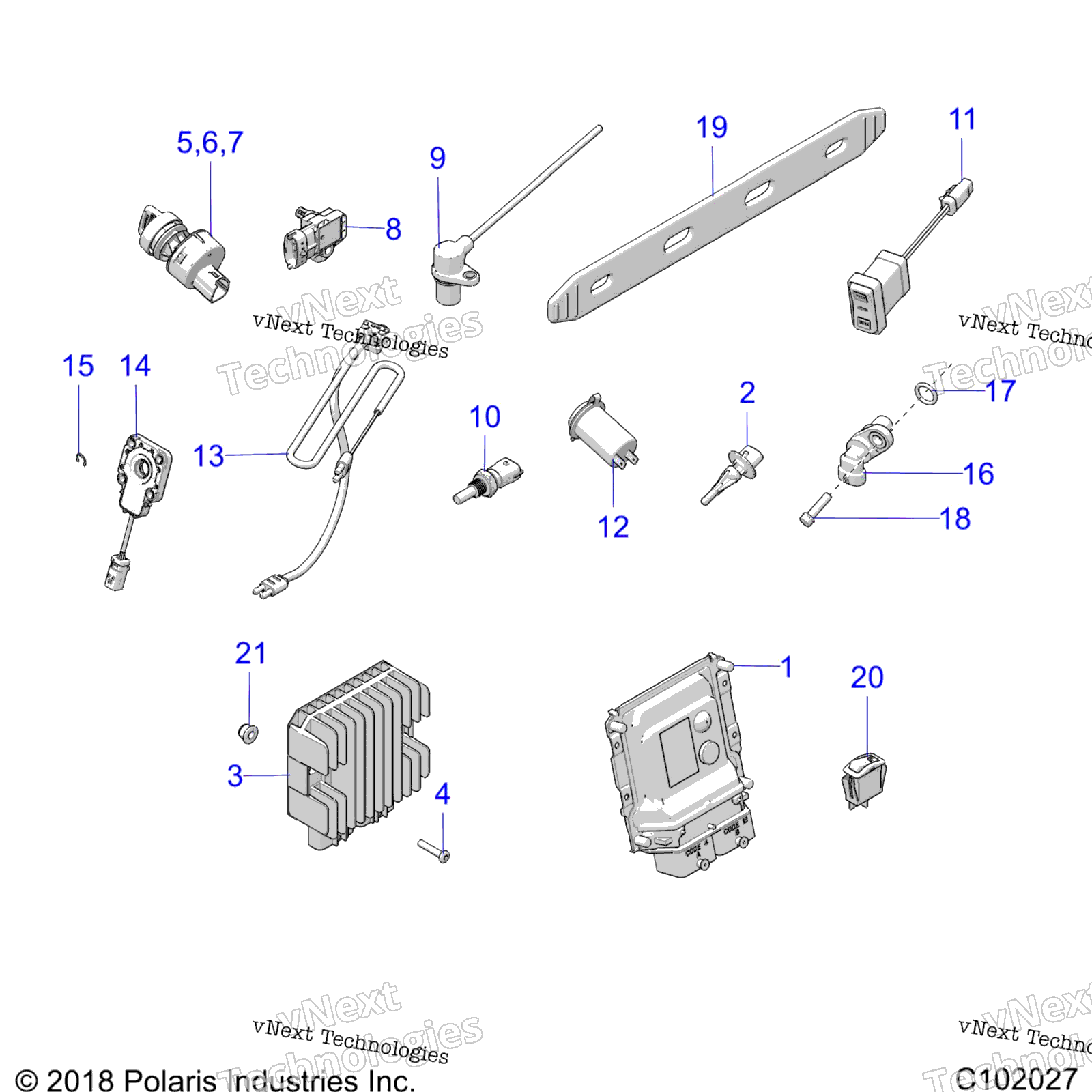 Electrical, Switches, Sensors, Ecu & управление Modules