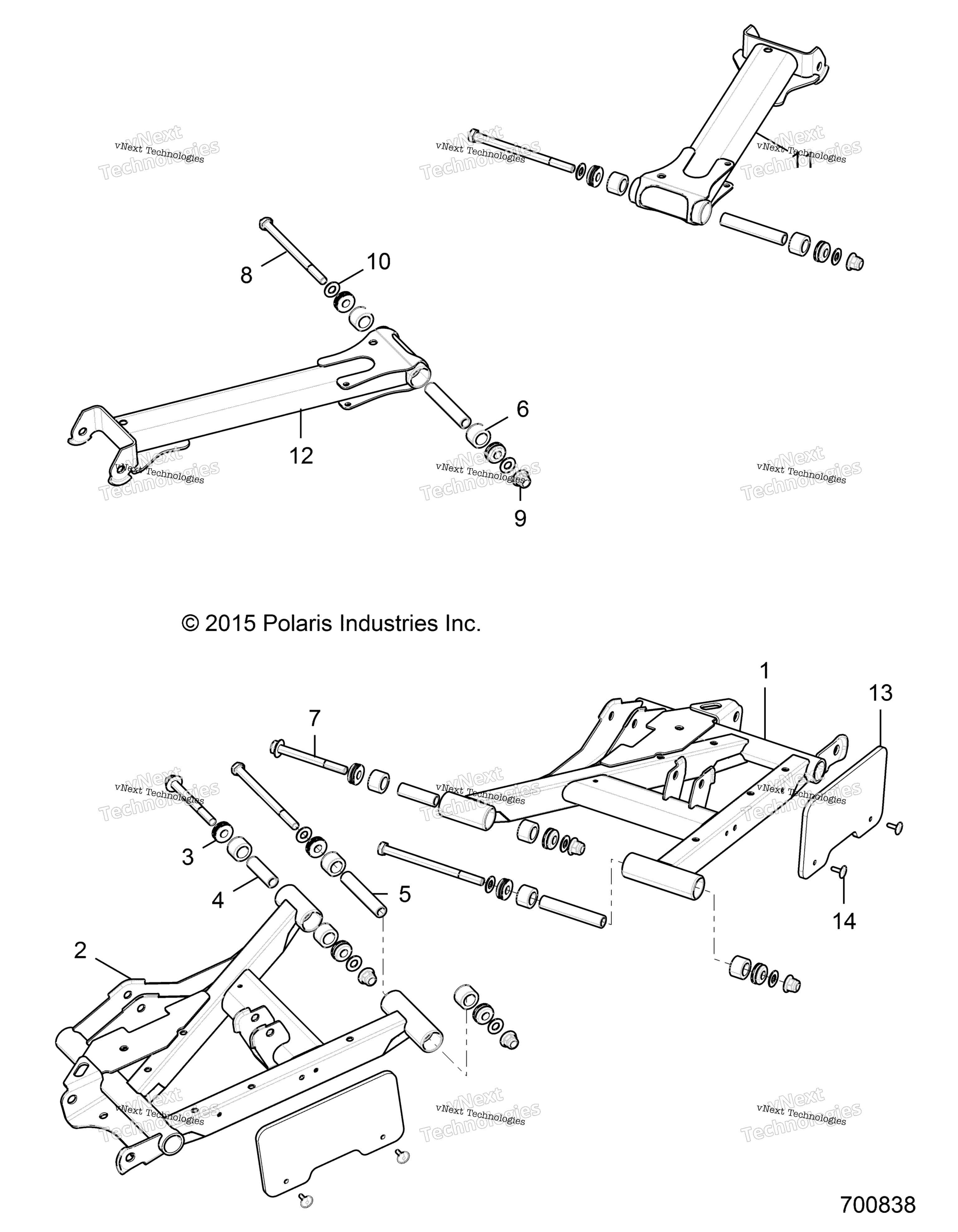 Подвеска, задняя Control Arms