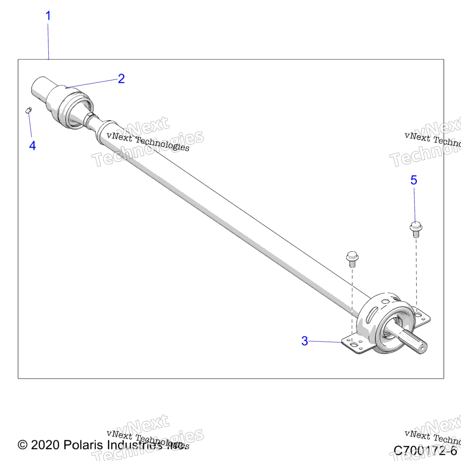 Привод Train, Rear Prop Shaft