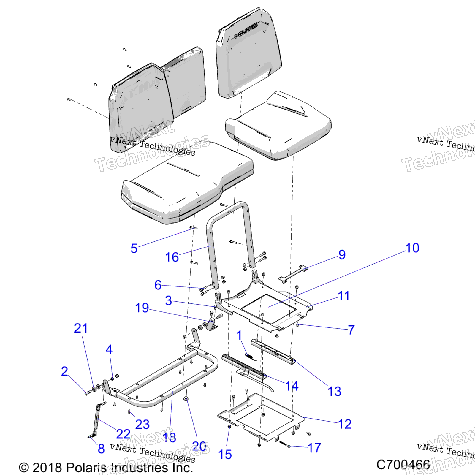 Кузов, сиденье Base And Slider